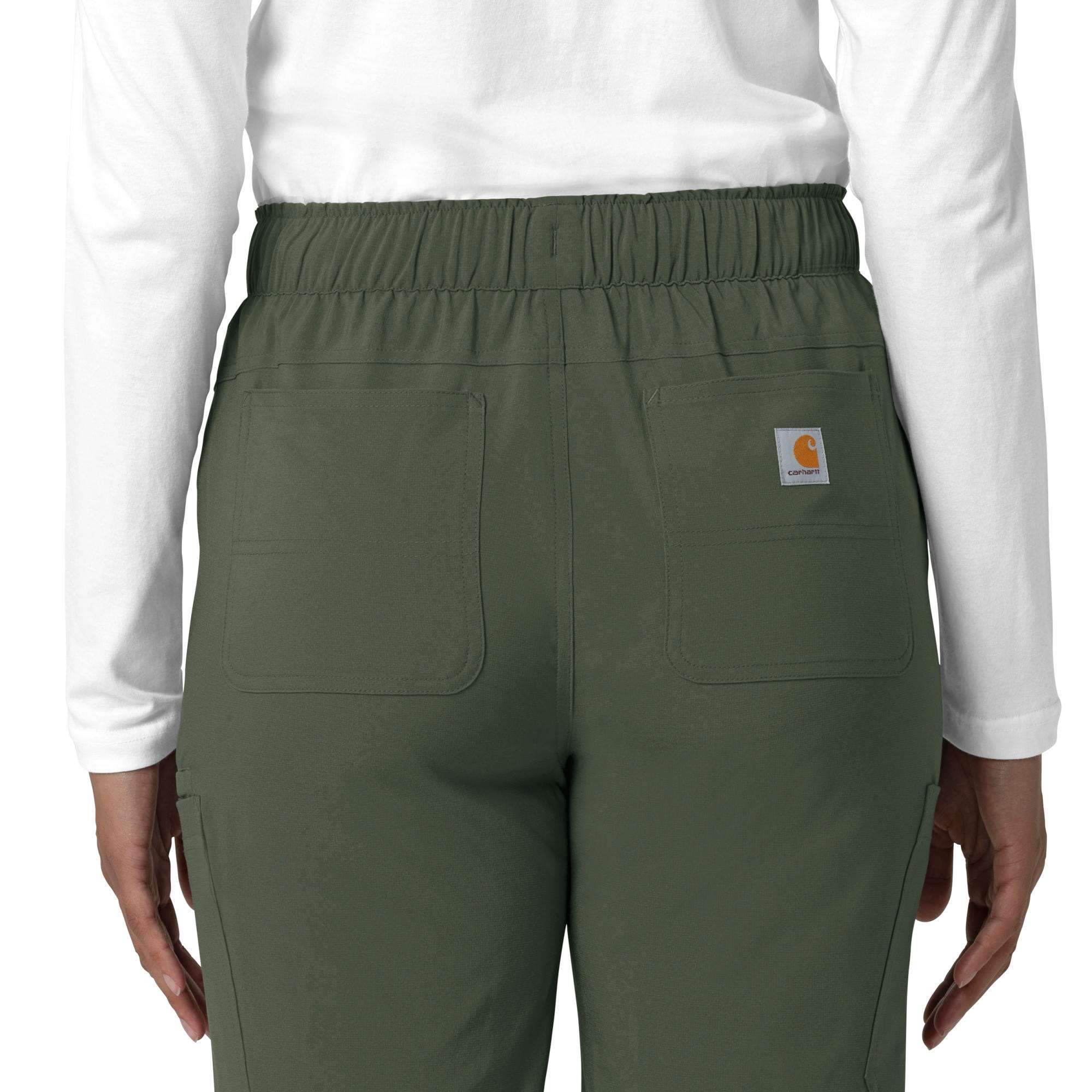 Women's force cross-flex  straight leg cargo scrub pant