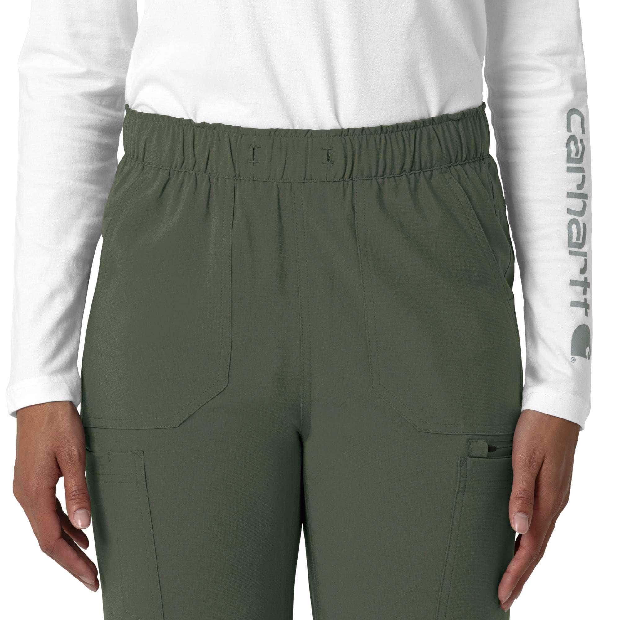 Women's force cross-flex  straight leg cargo scrub pant