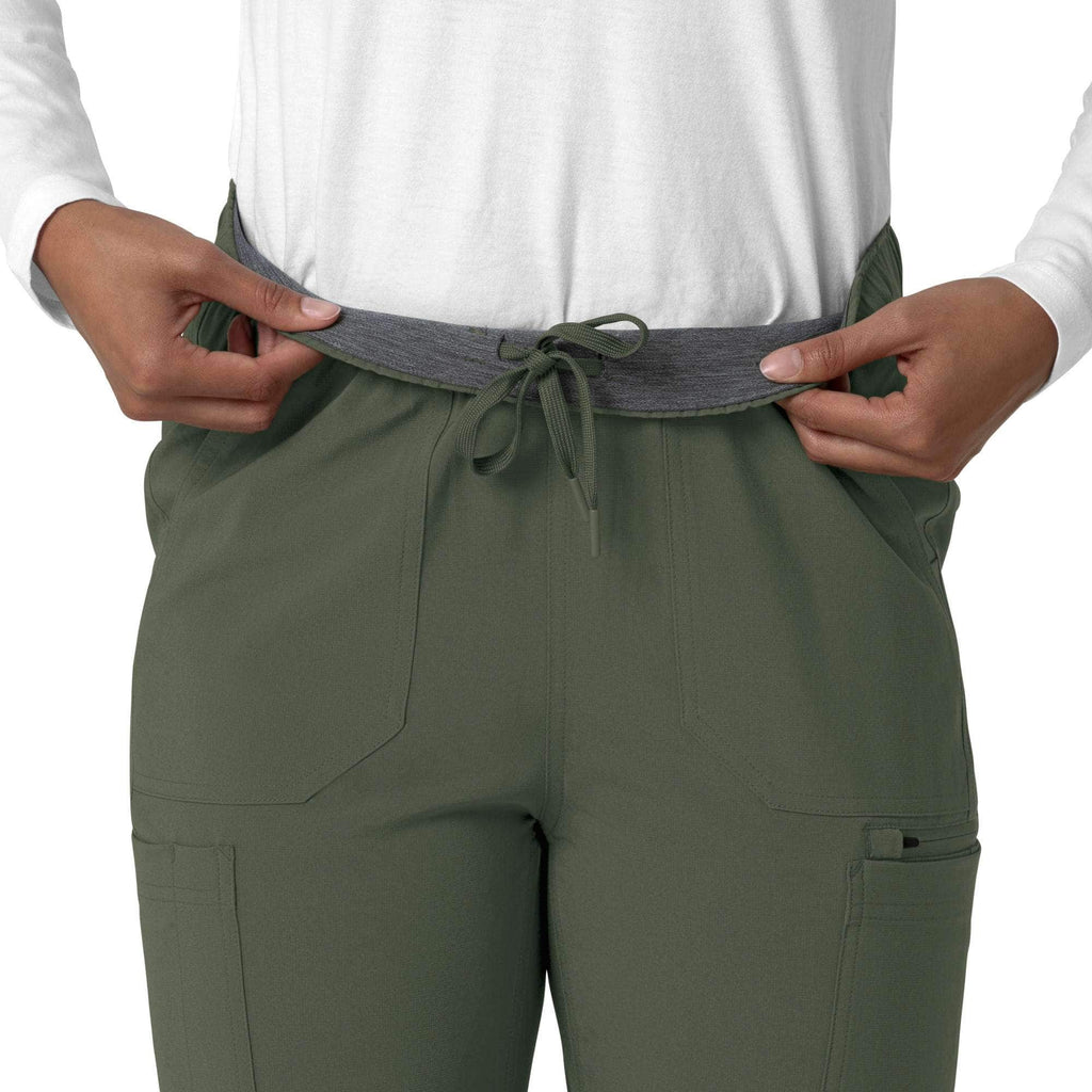 Women's force cross-flex  straight leg cargo scrub pant