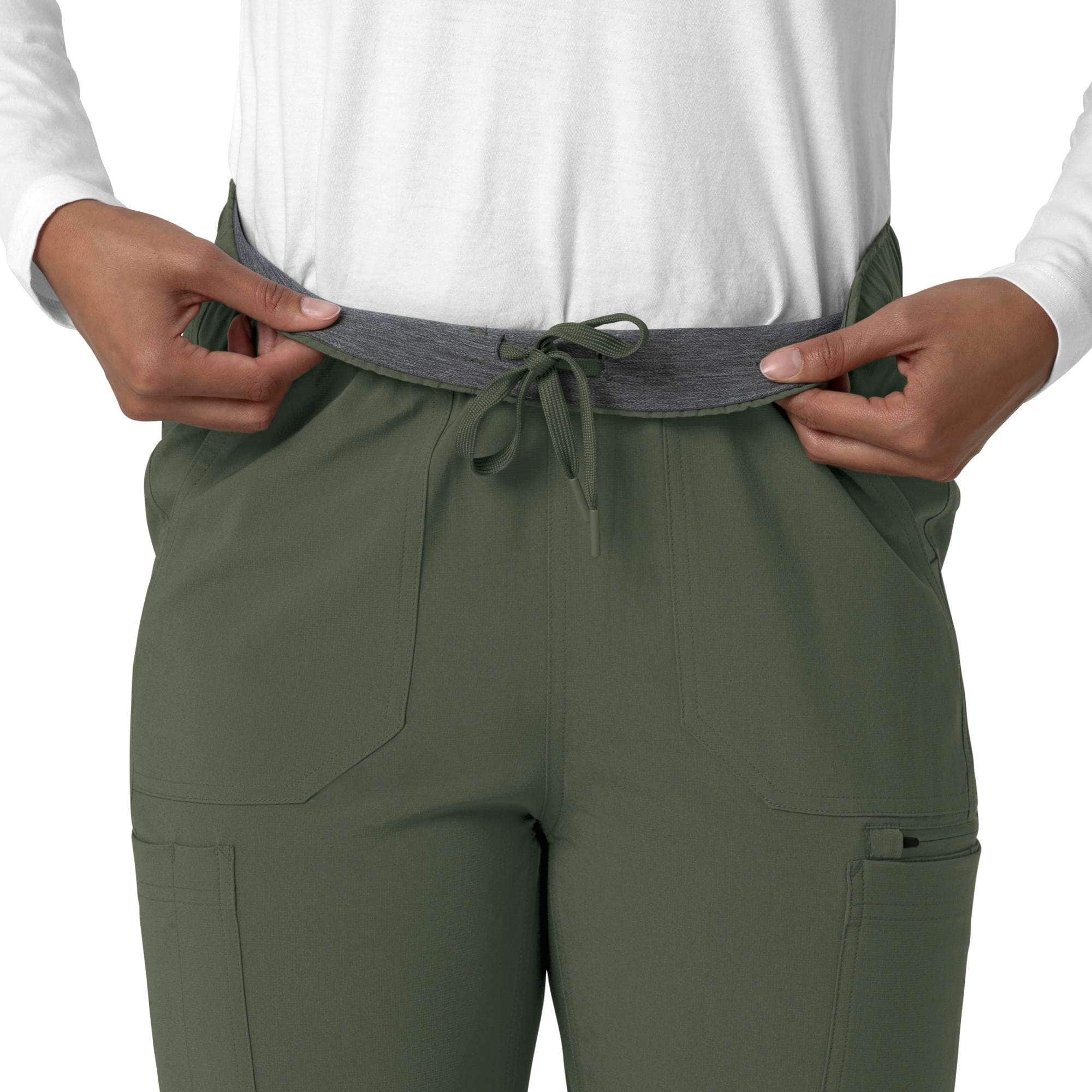 Women's force cross-flex  straight leg cargo scrub pant