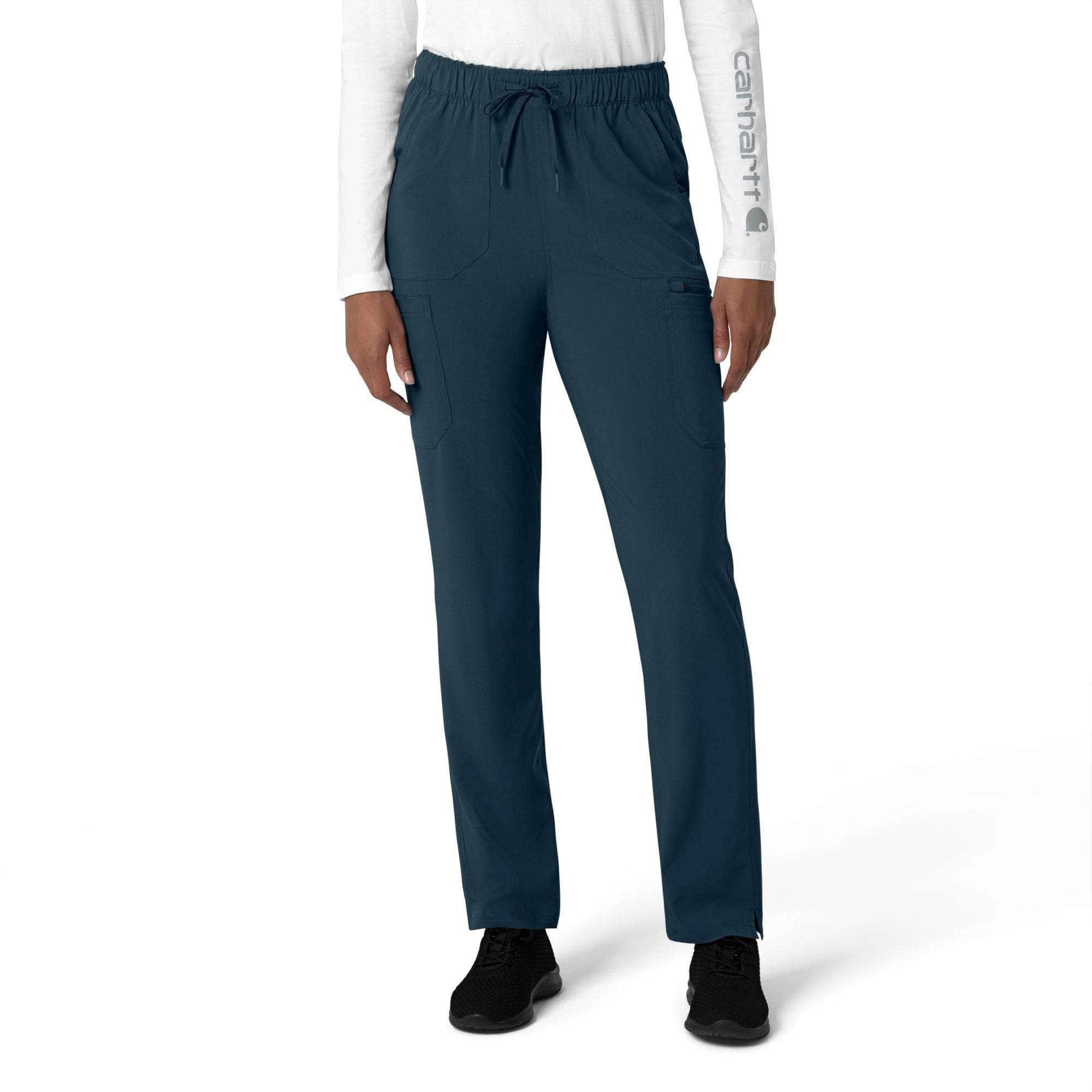 Women's force cross-flex  straight leg cargo scrub pant