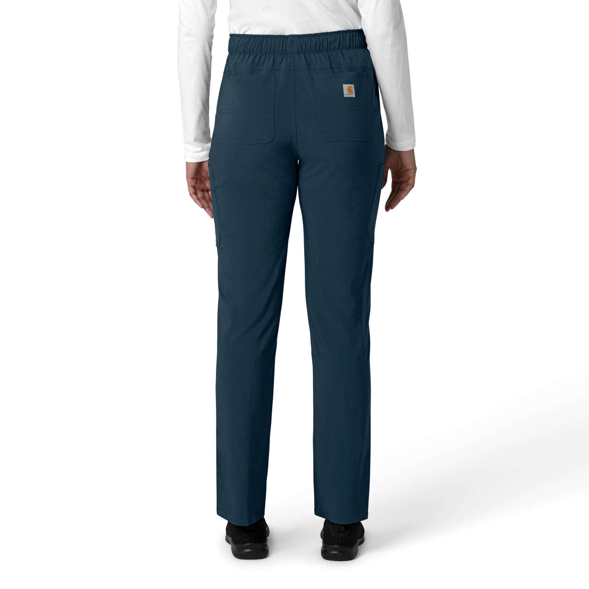 Women's force cross-flex  straight leg cargo scrub pant