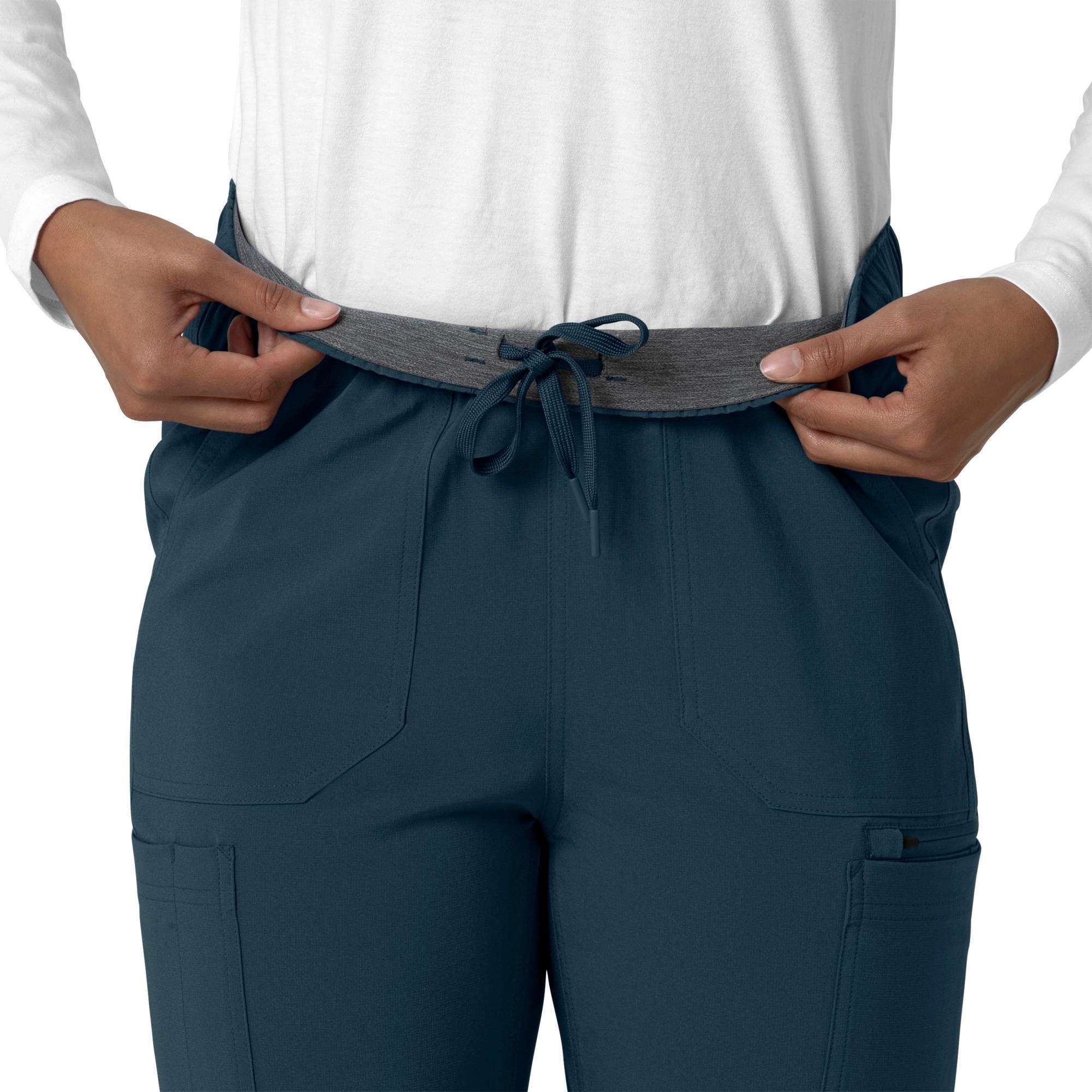 Women's force cross-flex  straight leg cargo scrub pant