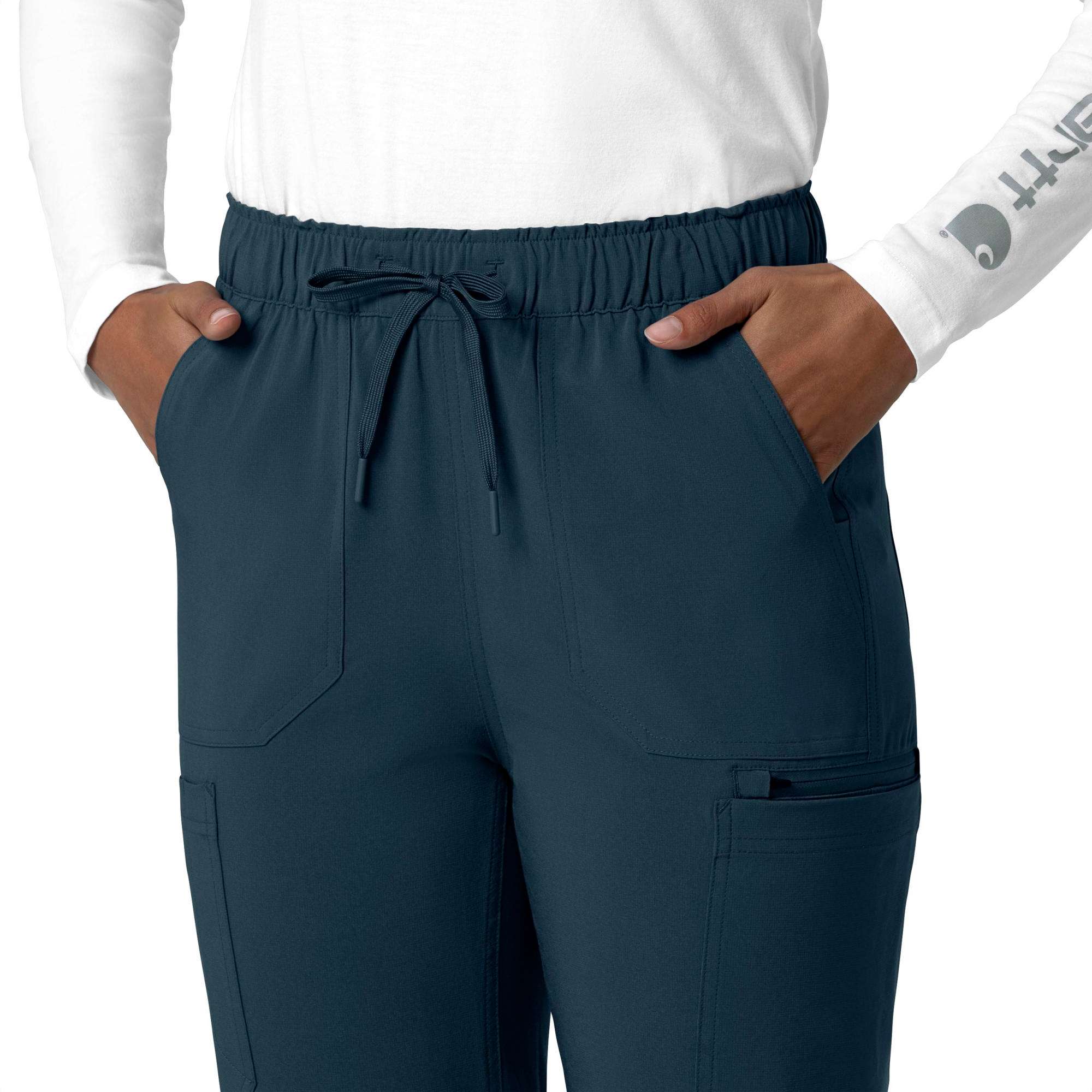 Women's force cross-flex  straight leg cargo scrub pant
