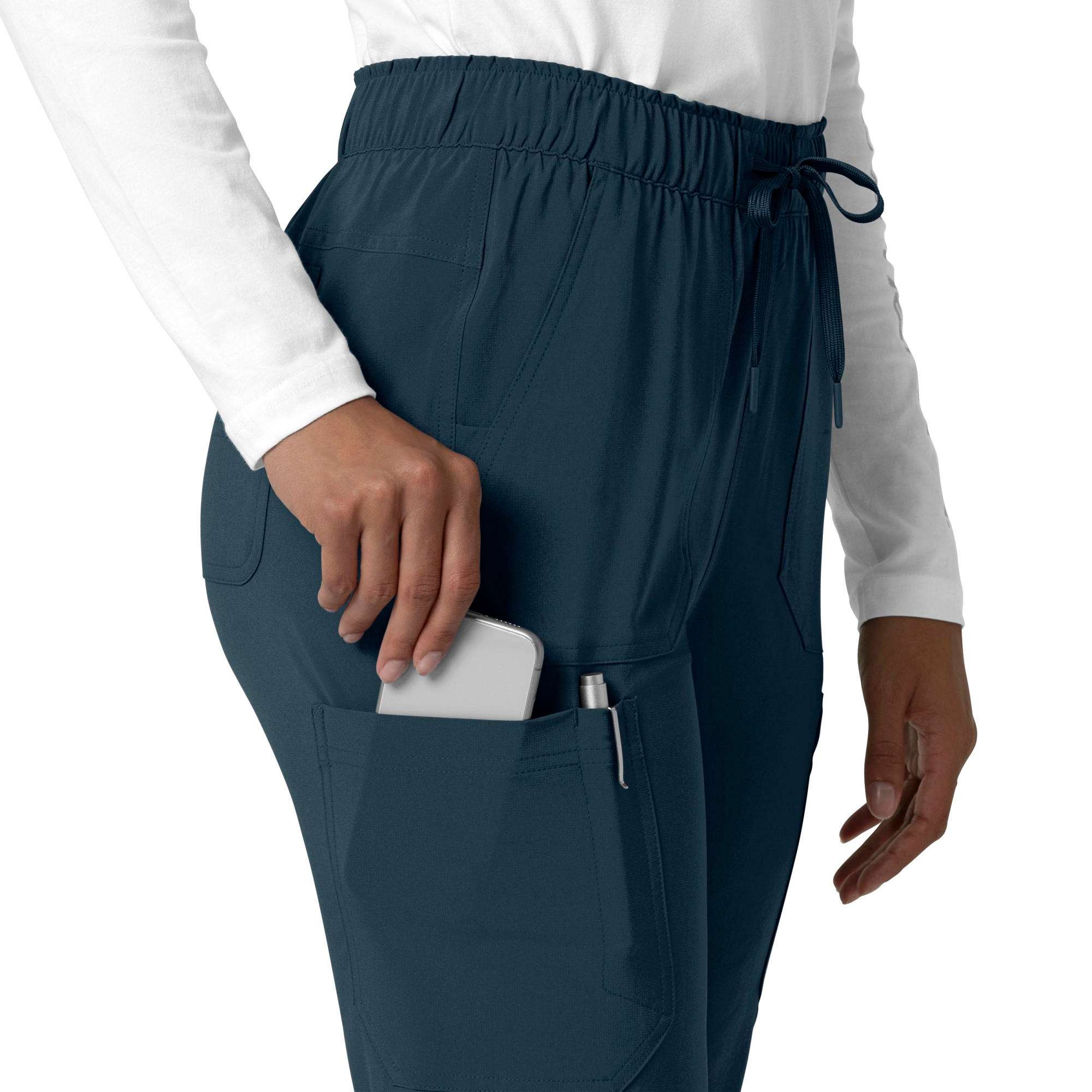 Women's force cross-flex  straight leg cargo scrub pant