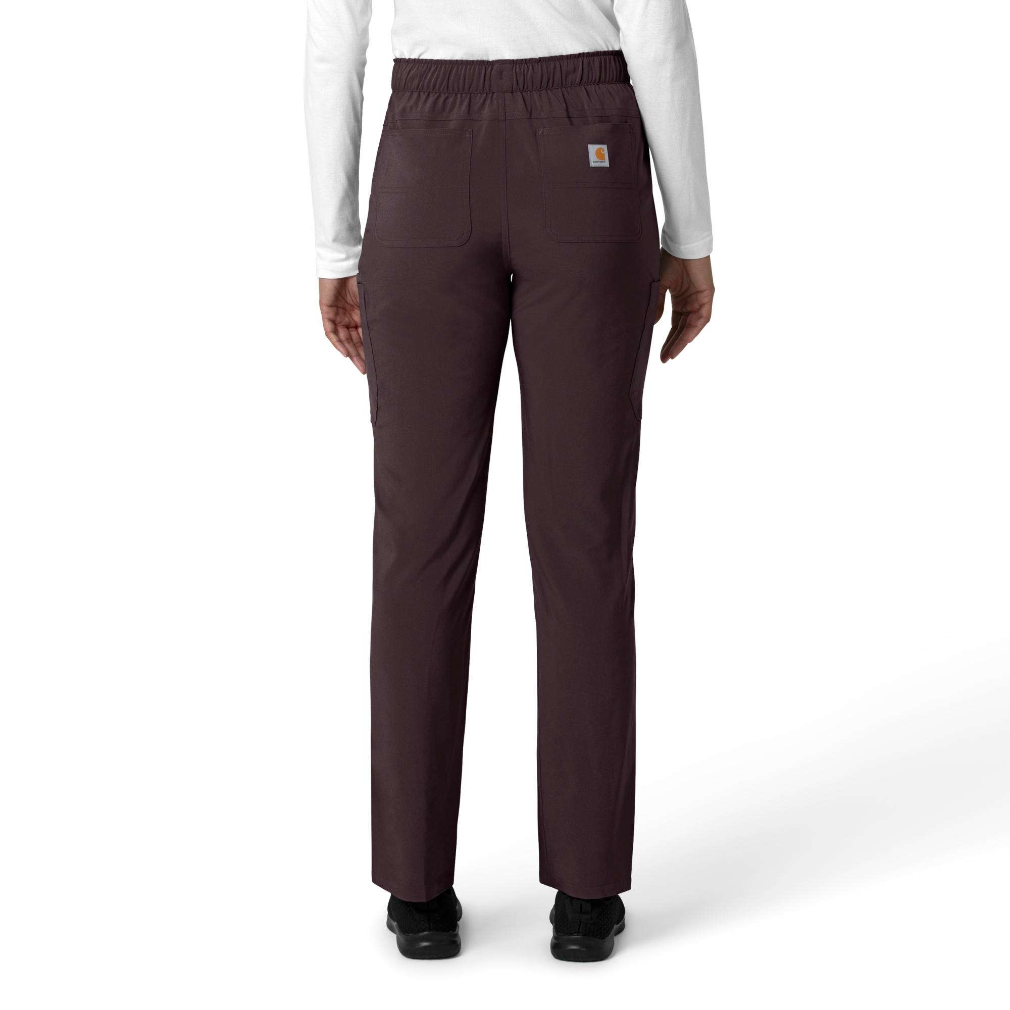 Women's force cross-flex  straight leg cargo scrub pant