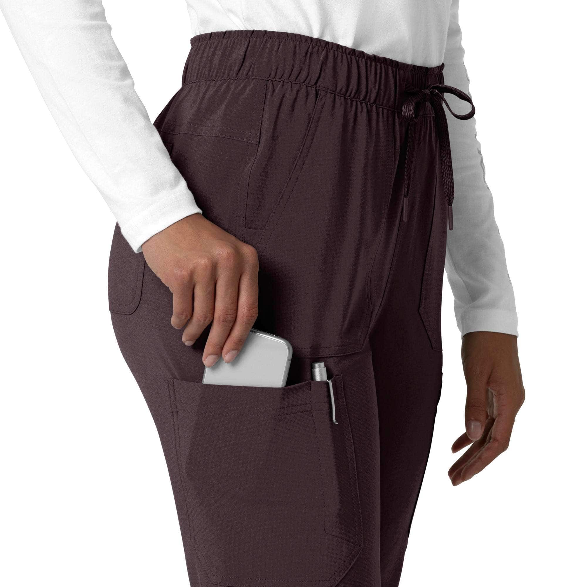 Women's force cross-flex  straight leg cargo scrub pant