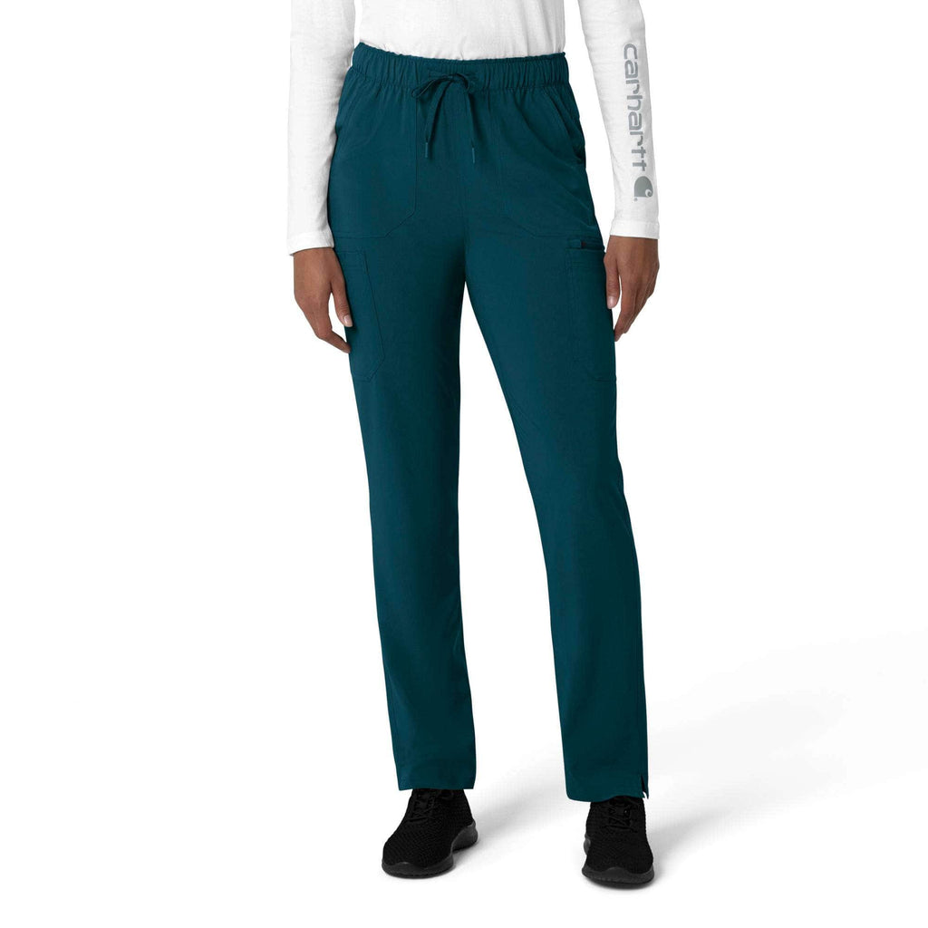 Women's force cross-flex  straight leg cargo scrub pant