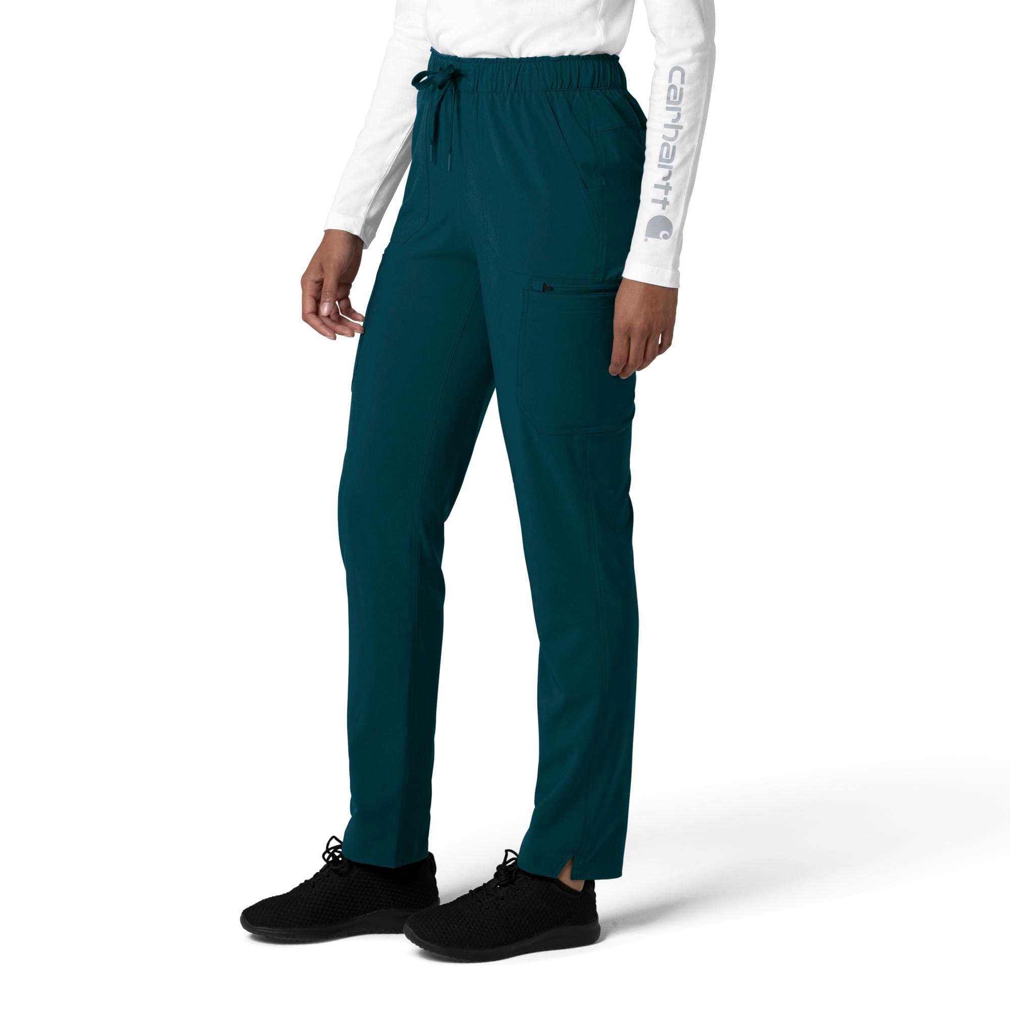 Women's force cross-flex  straight leg cargo scrub pant