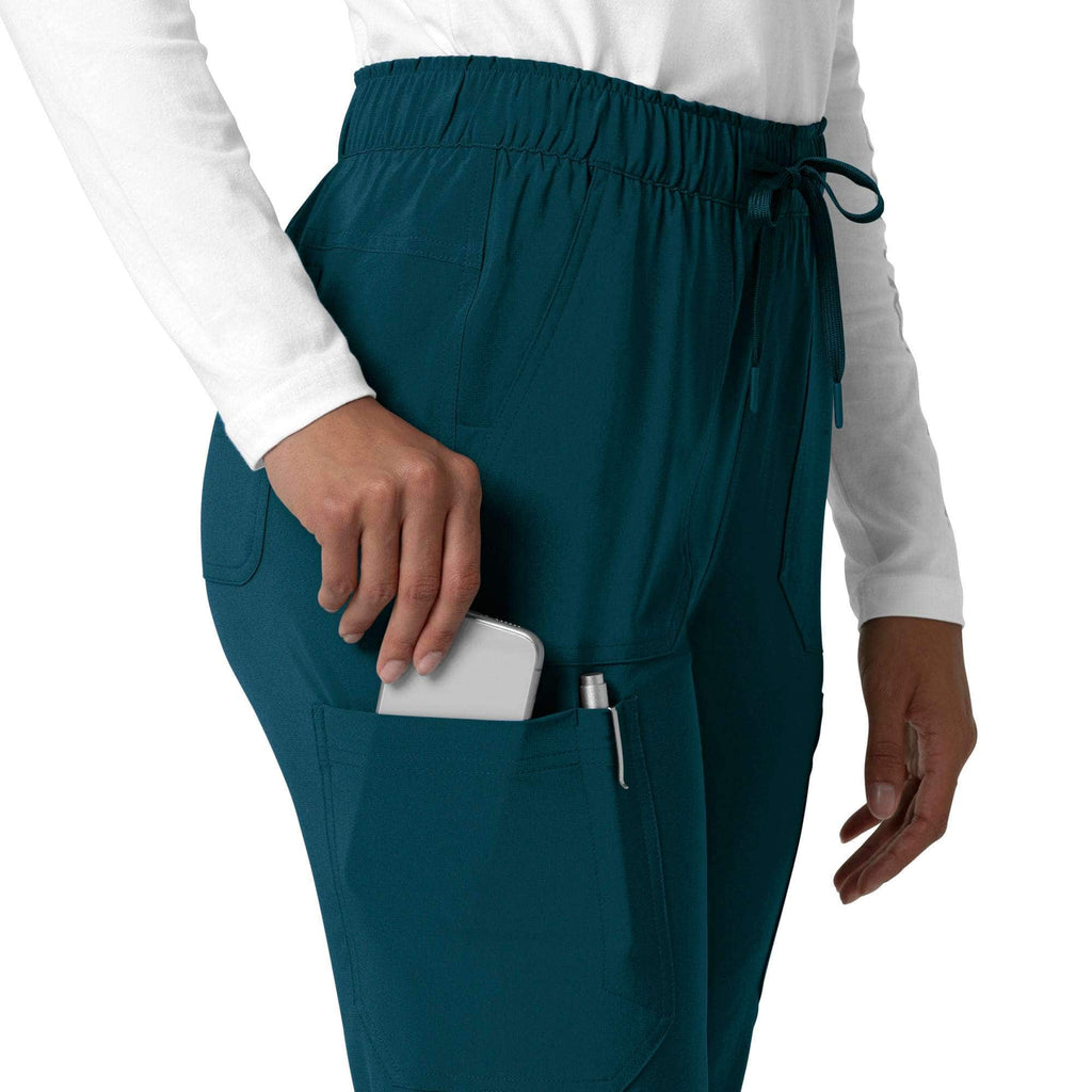Women's force cross-flex  straight leg cargo scrub pant