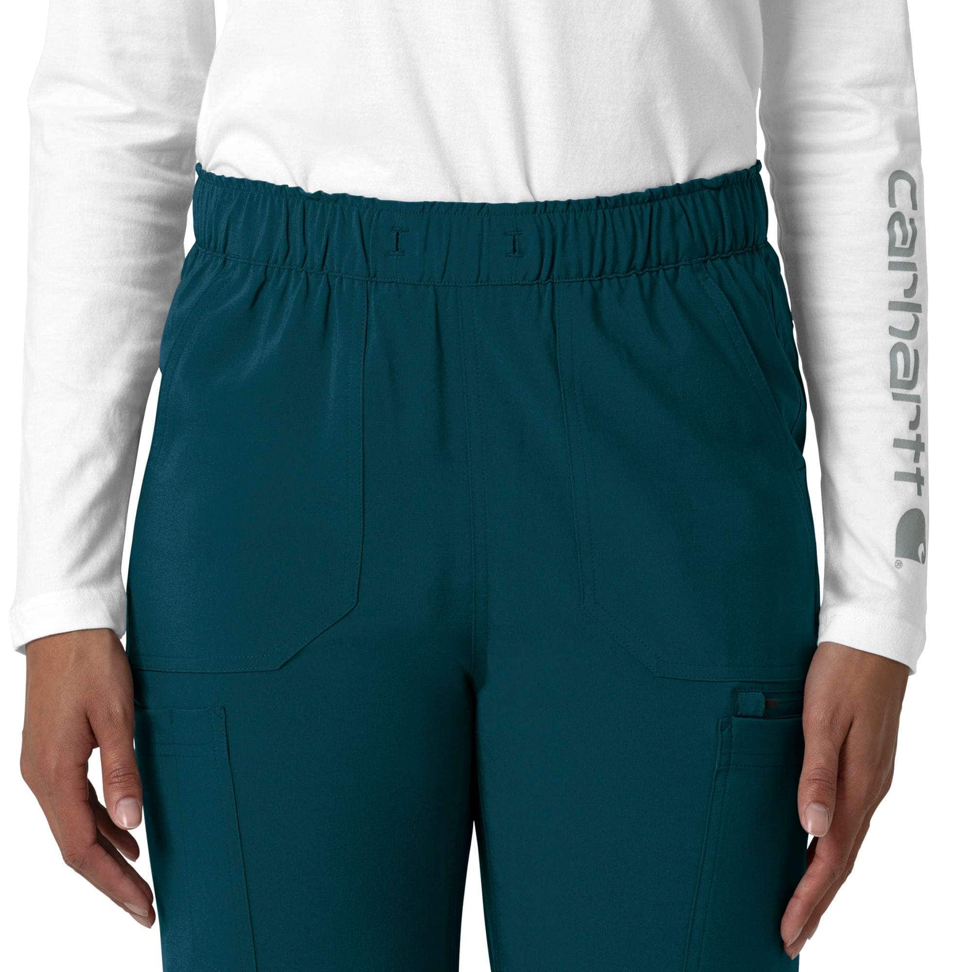 Women's force cross-flex  straight leg cargo scrub pant