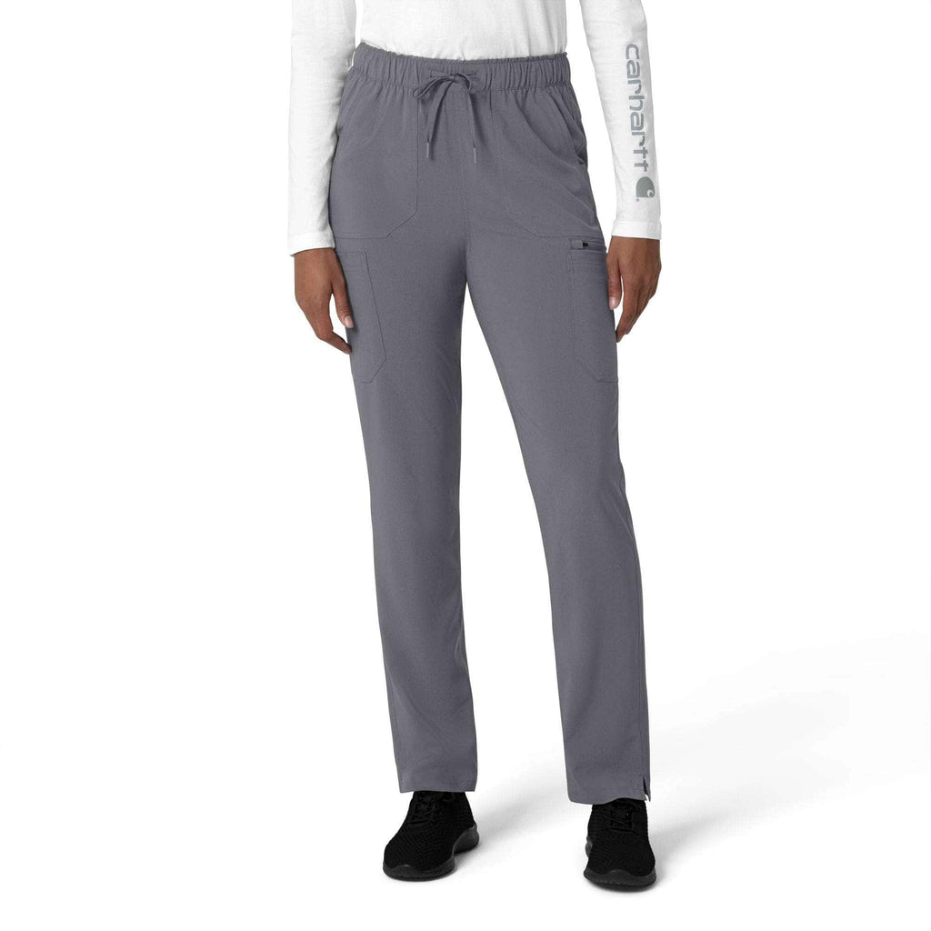 Women's force cross-flex  straight leg cargo scrub pant