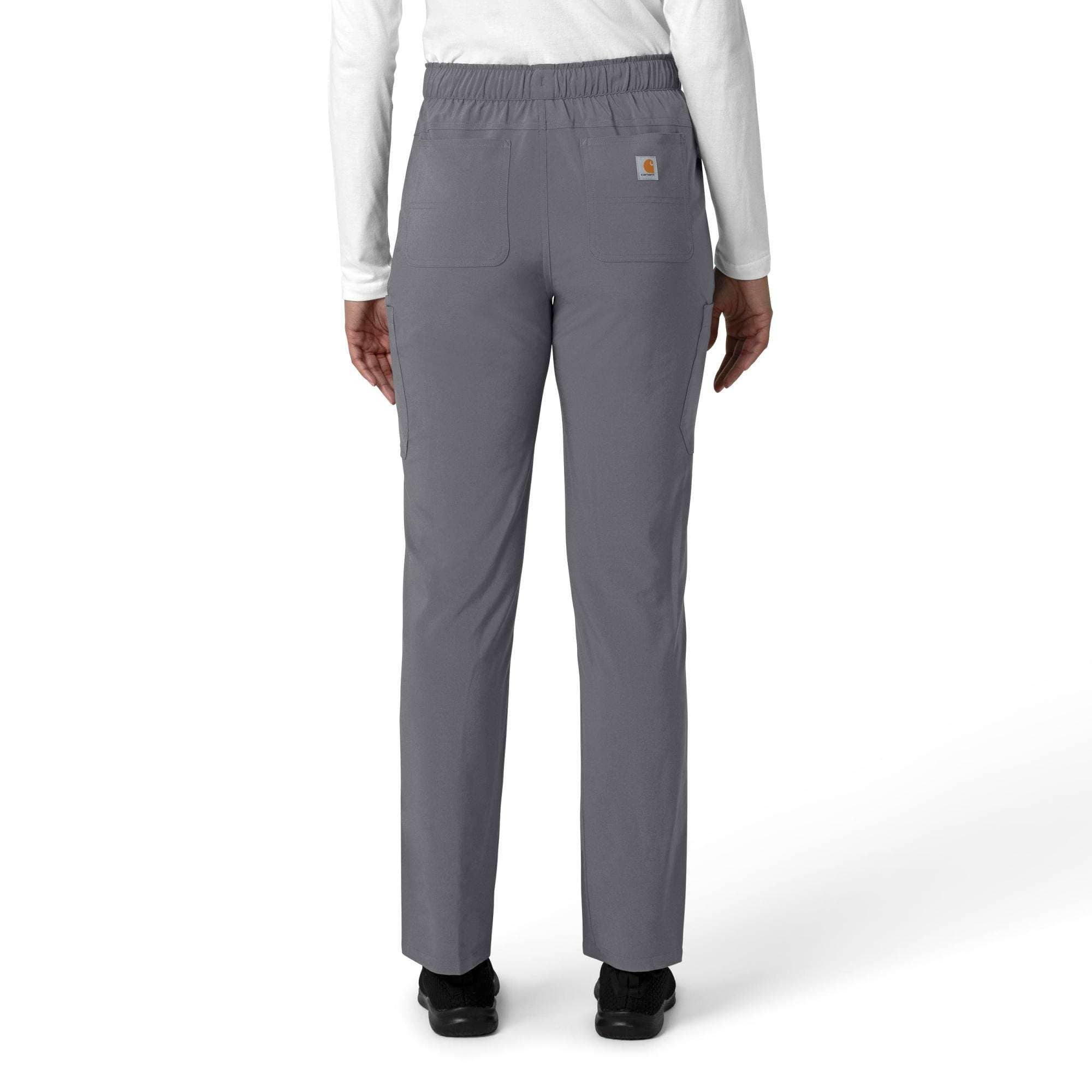 Women's force cross-flex  straight leg cargo scrub pant