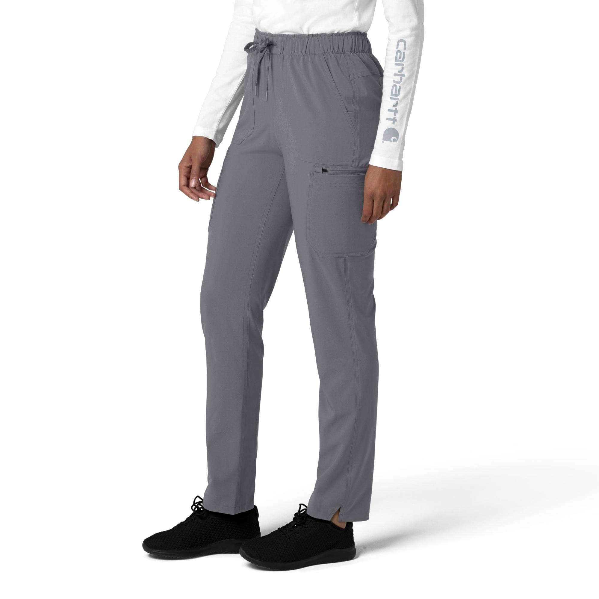 Women's force cross-flex  straight leg cargo scrub pant