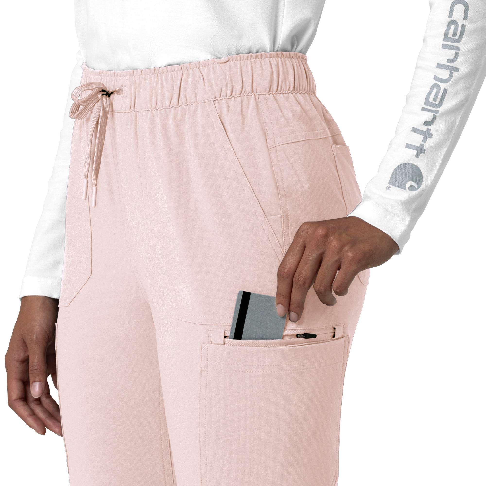 Women's force cross-flex  straight leg cargo scrub pant