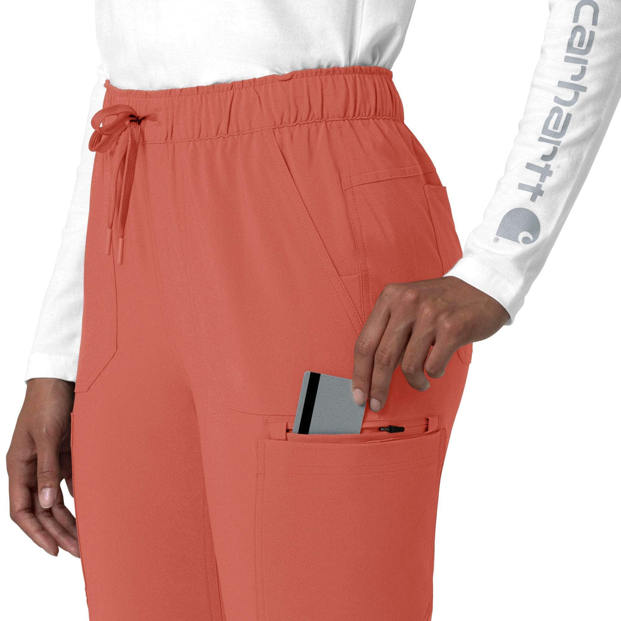 Women's force cross-flex  straight leg cargo scrub pant