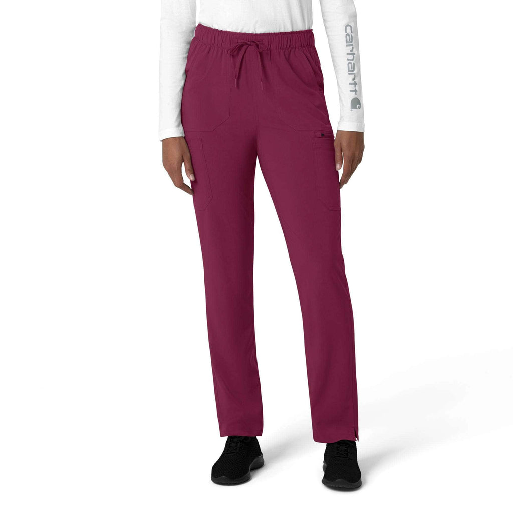 Women's force cross-flex  straight leg cargo scrub pant