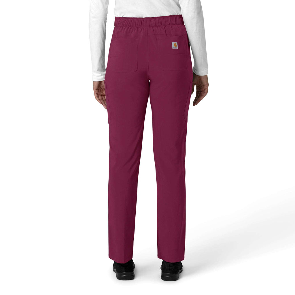 Women's force cross-flex  straight leg cargo scrub pant