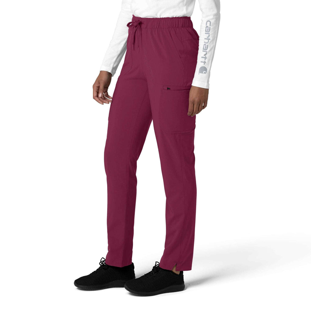 Women's force cross-flex  straight leg cargo scrub pant