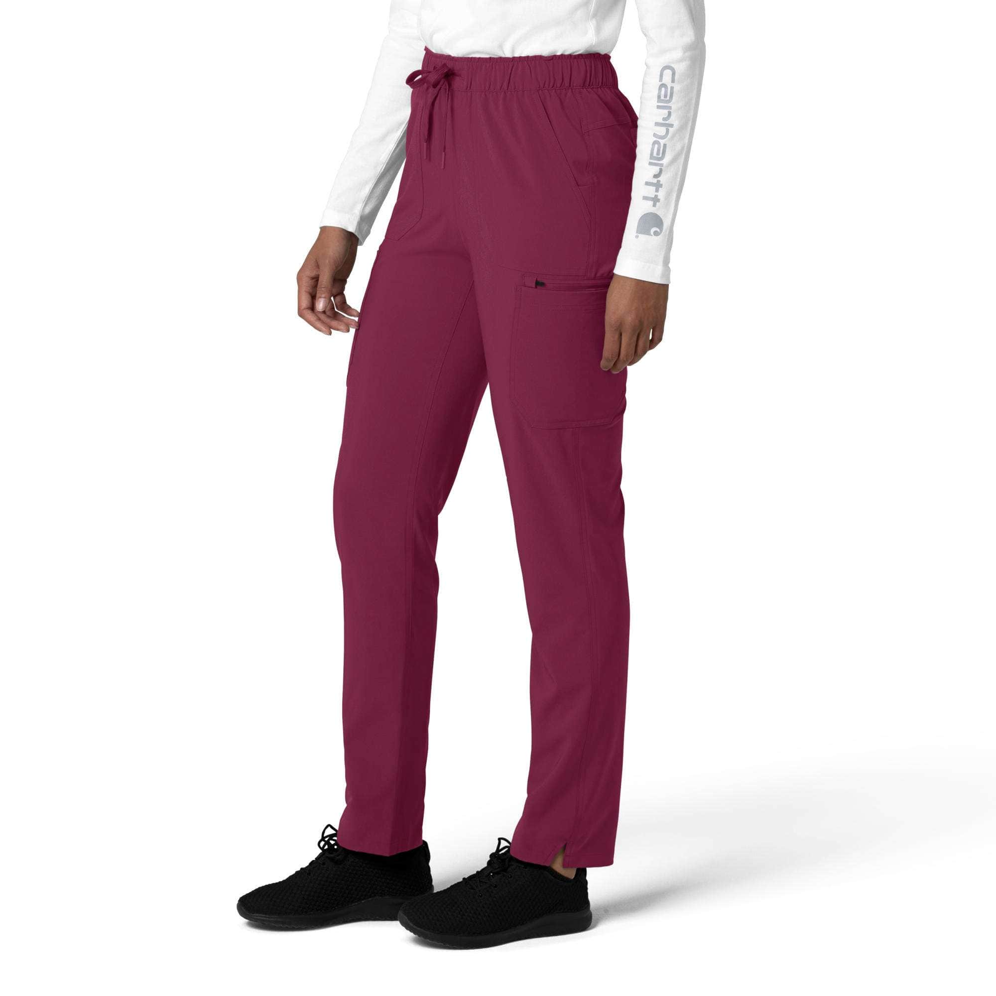 Women's force cross-flex  straight leg cargo scrub pant