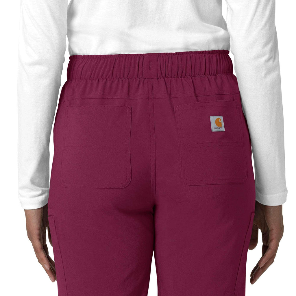 Women's force cross-flex  straight leg cargo scrub pant