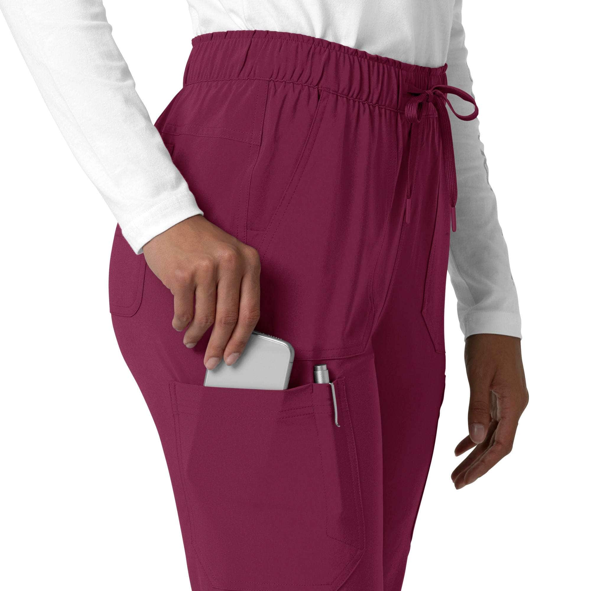 Women's force cross-flex  straight leg cargo scrub pant