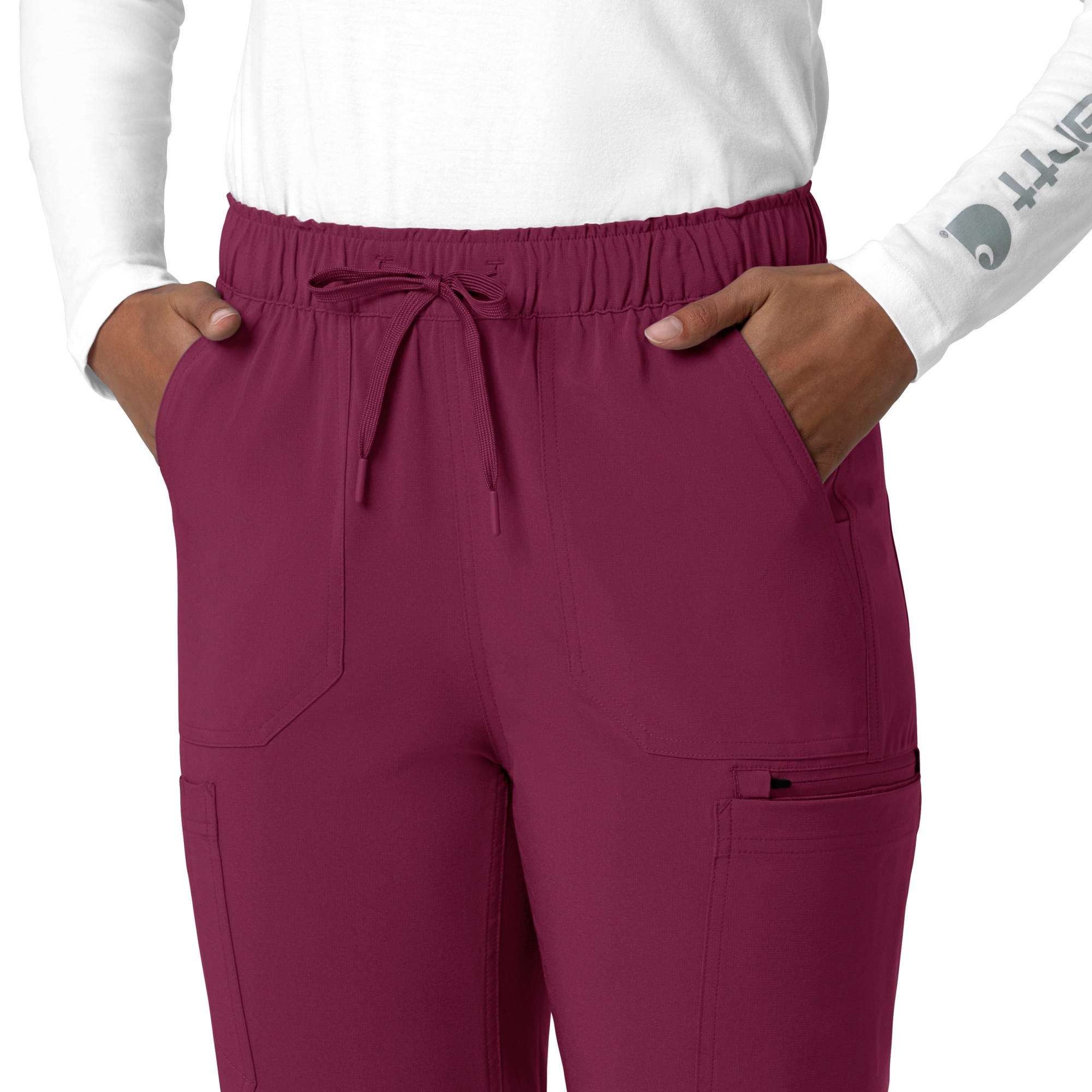 Women's force cross-flex  straight leg cargo scrub pant