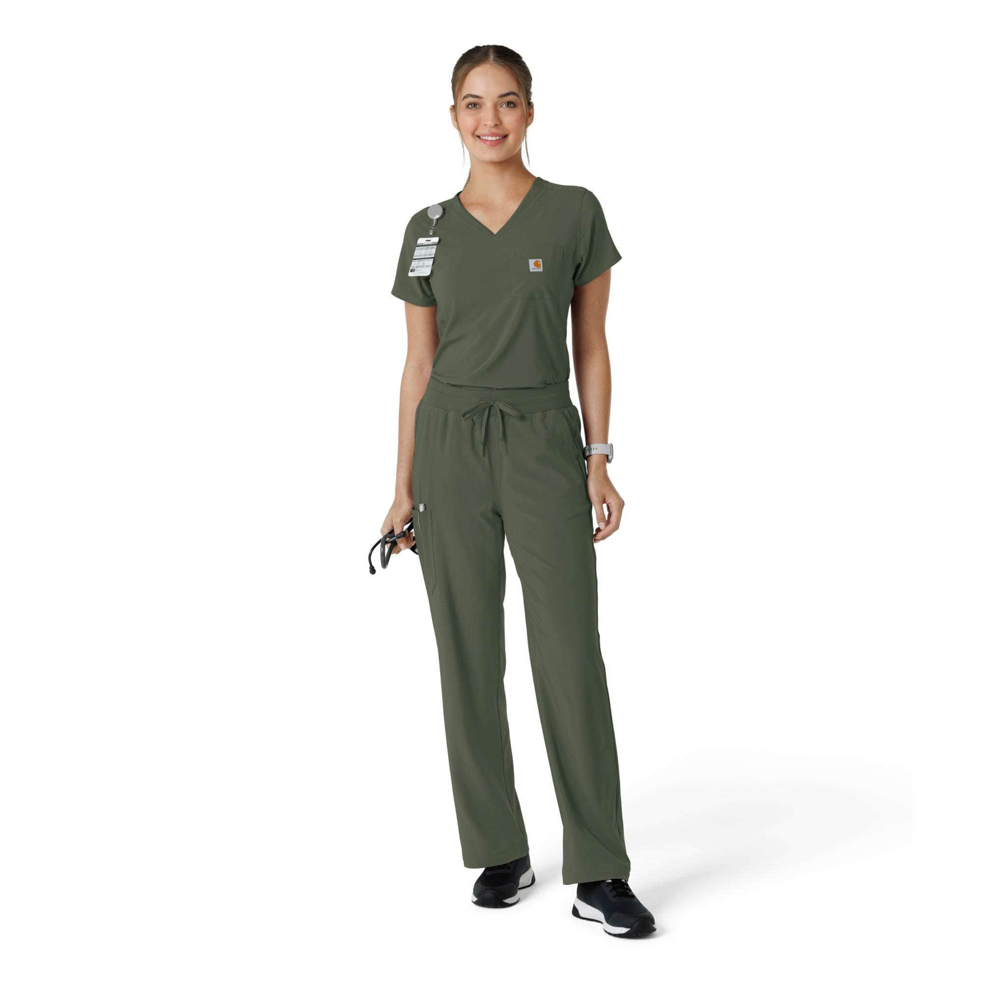 Women's force cross-flex boot cut scrub pant