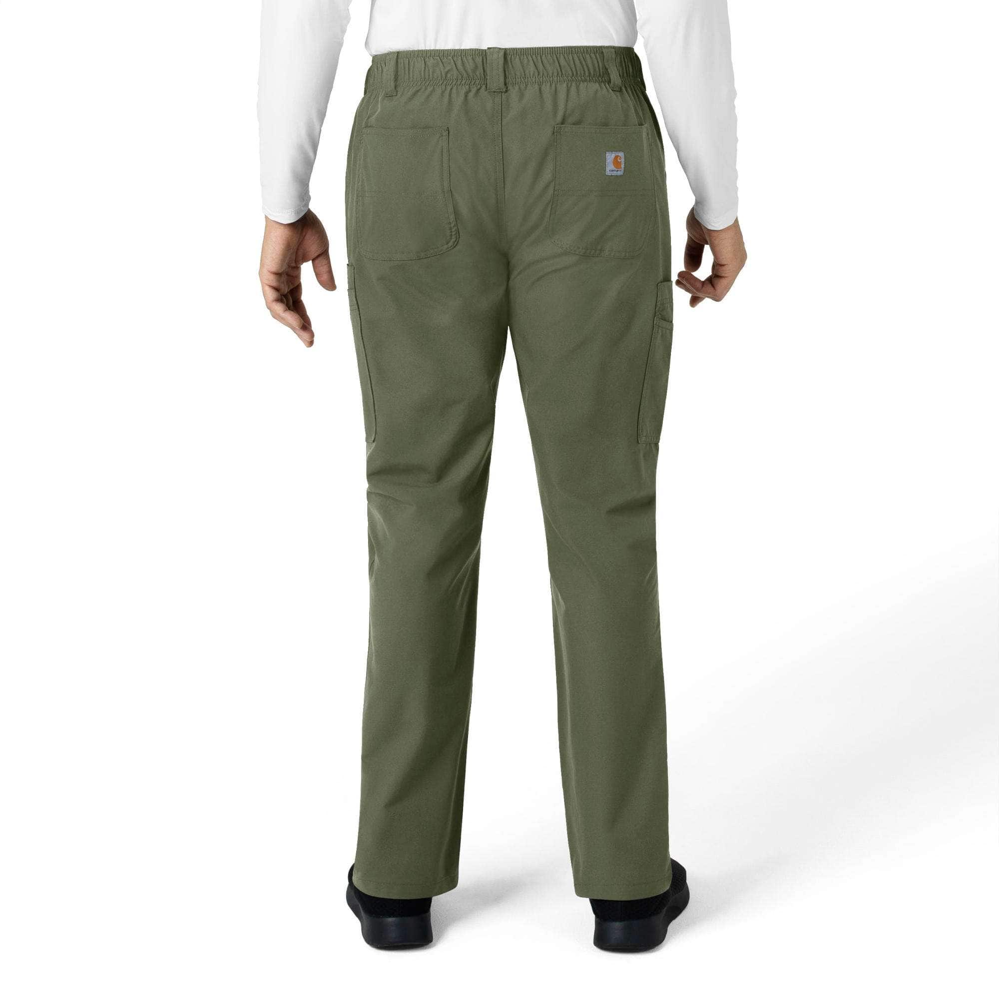 Force essentials straight leg cargo scrub pant