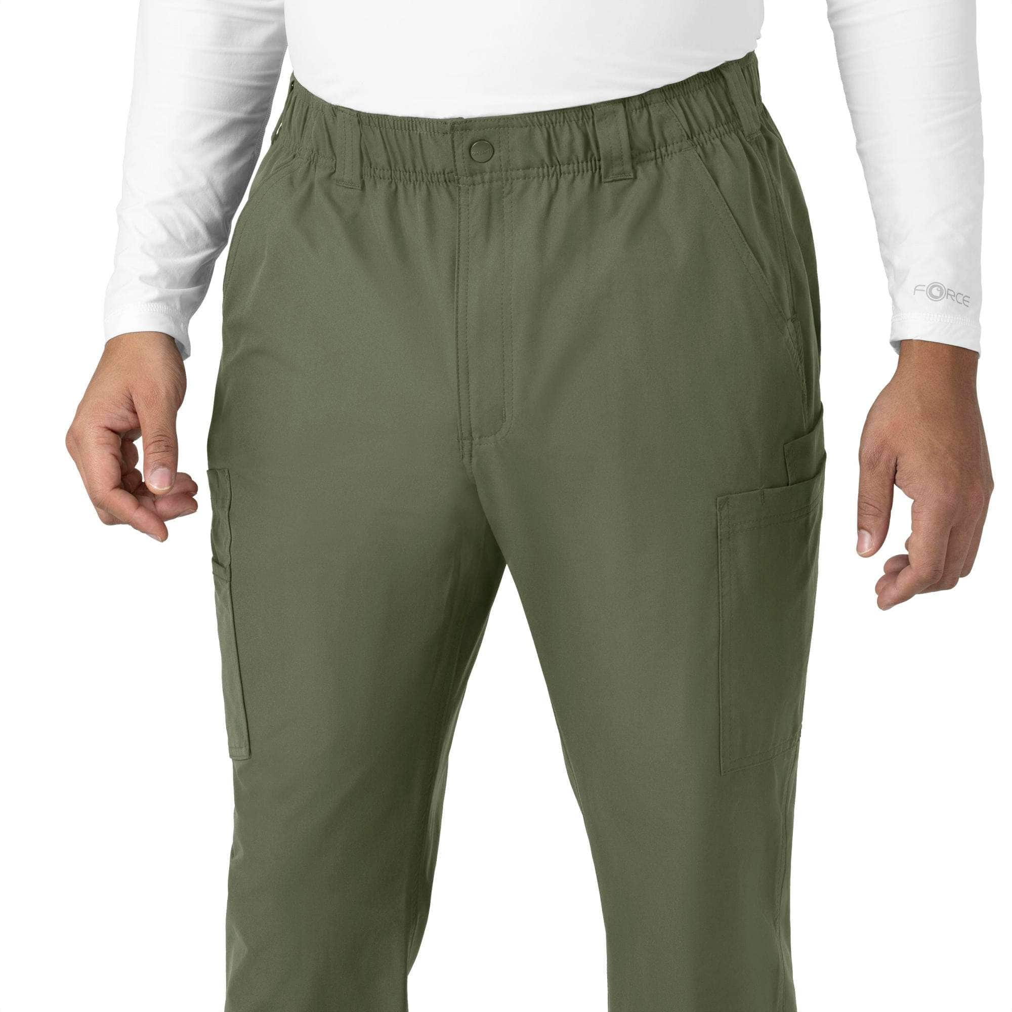 Force essentials straight leg cargo scrub pant
