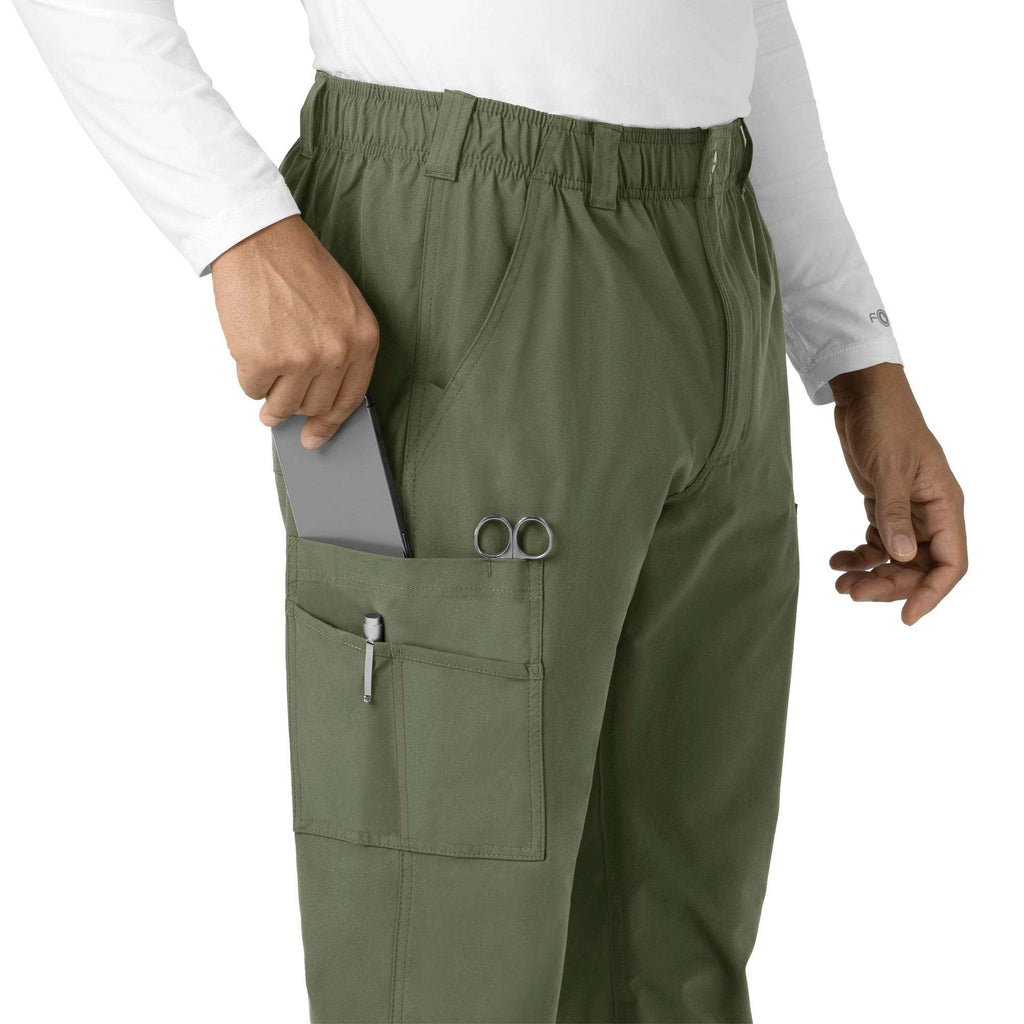 Force essentials straight leg cargo scrub pant