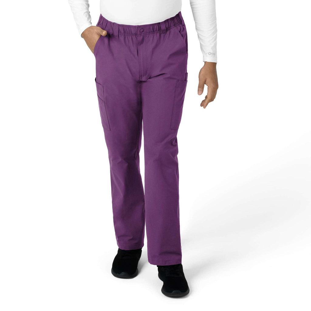 Force essentials straight leg cargo scrub pant