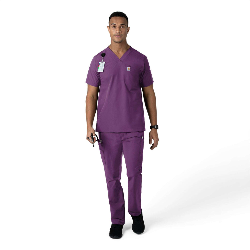 Force essentials straight leg cargo scrub pant