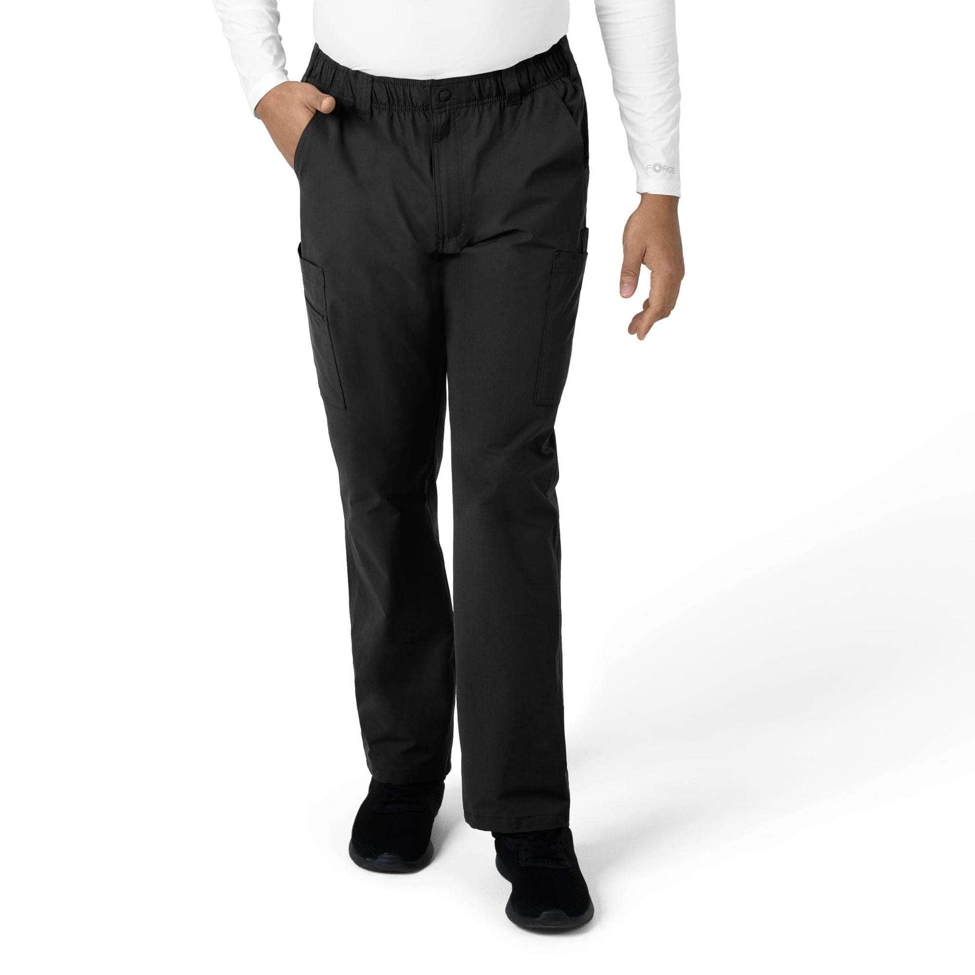 Force essentials straight leg cargo scrub pant