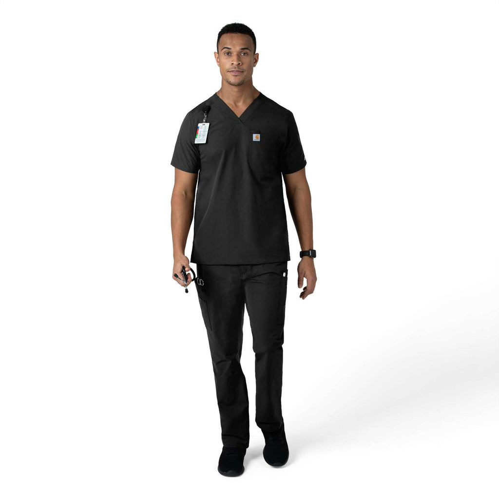 Force essentials straight leg cargo scrub pant