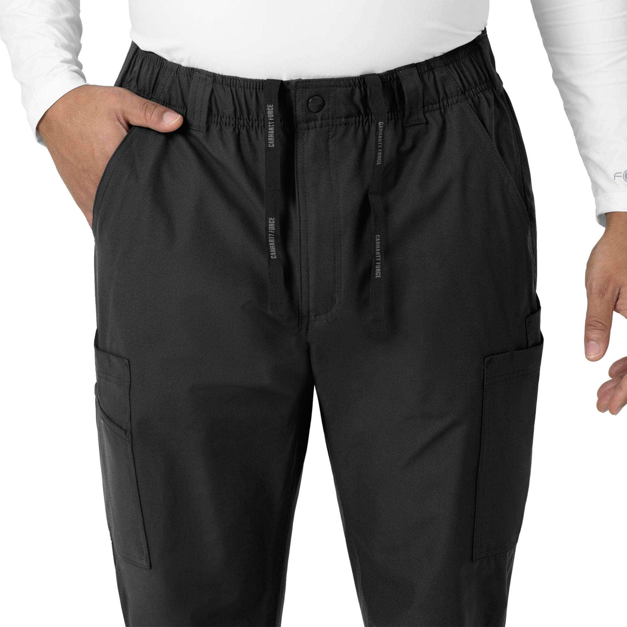 Force essentials straight leg cargo scrub pant