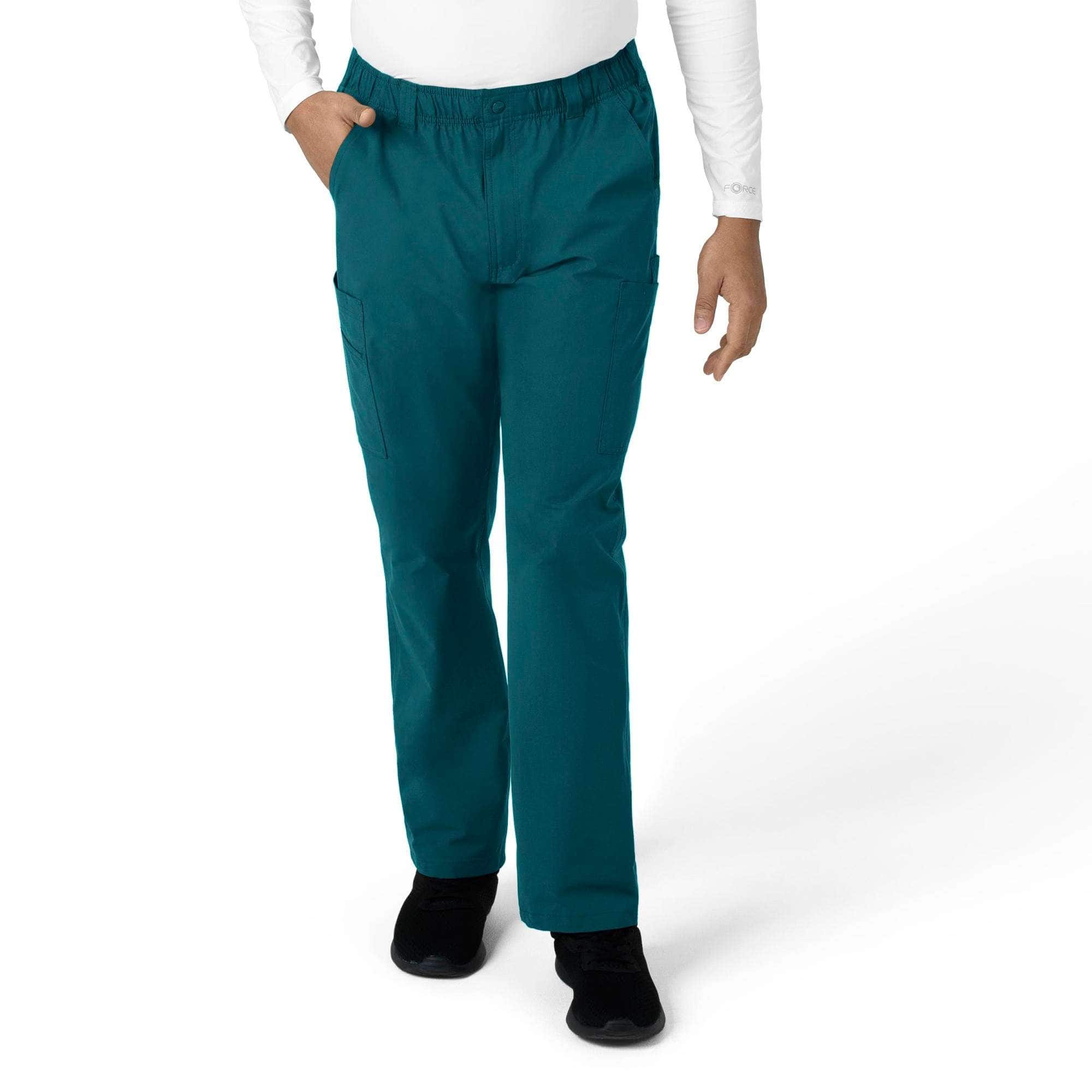 Force essentials straight leg cargo scrub pant