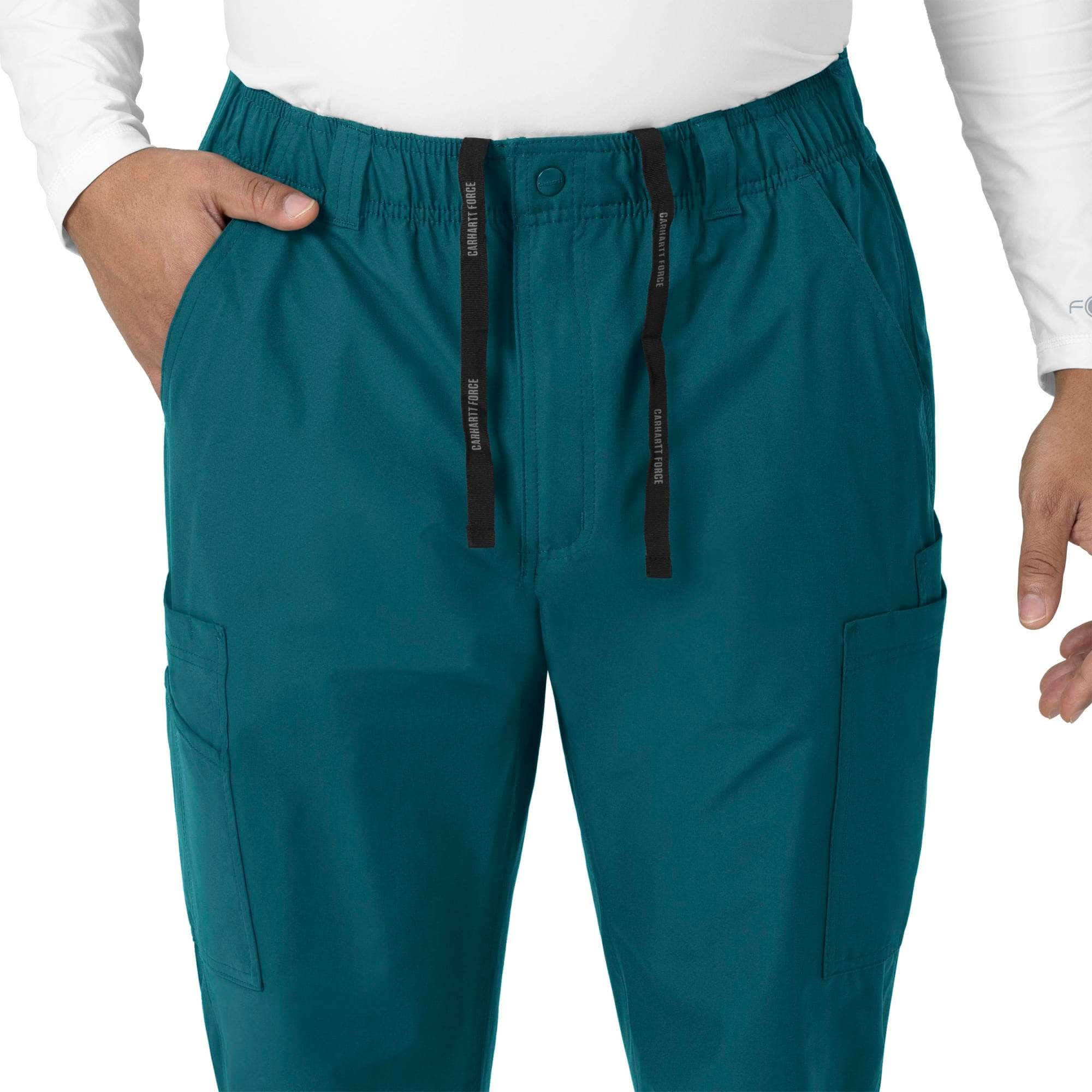Force essentials straight leg cargo scrub pant