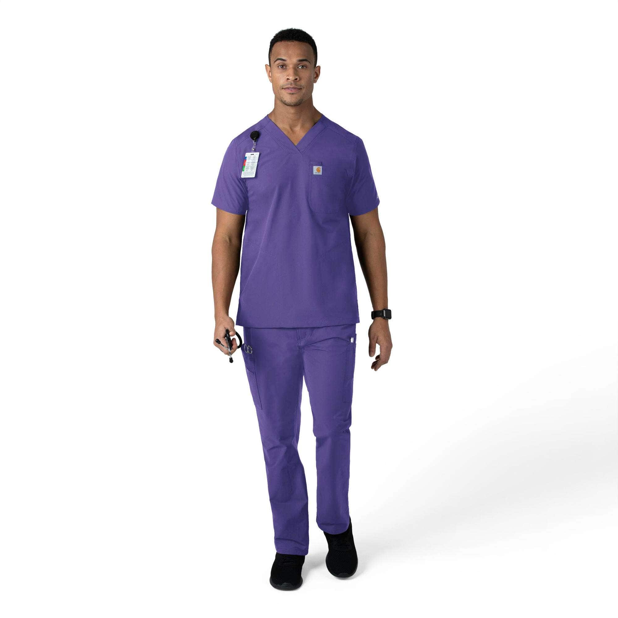 Force essentials straight leg cargo scrub pant