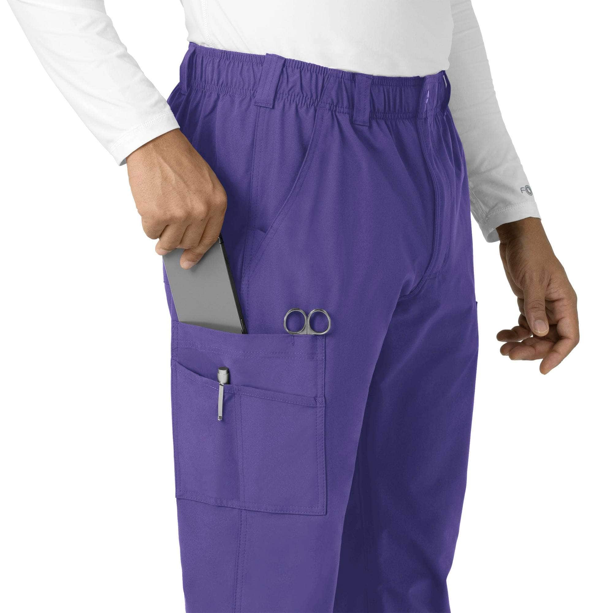 Force essentials straight leg cargo scrub pant