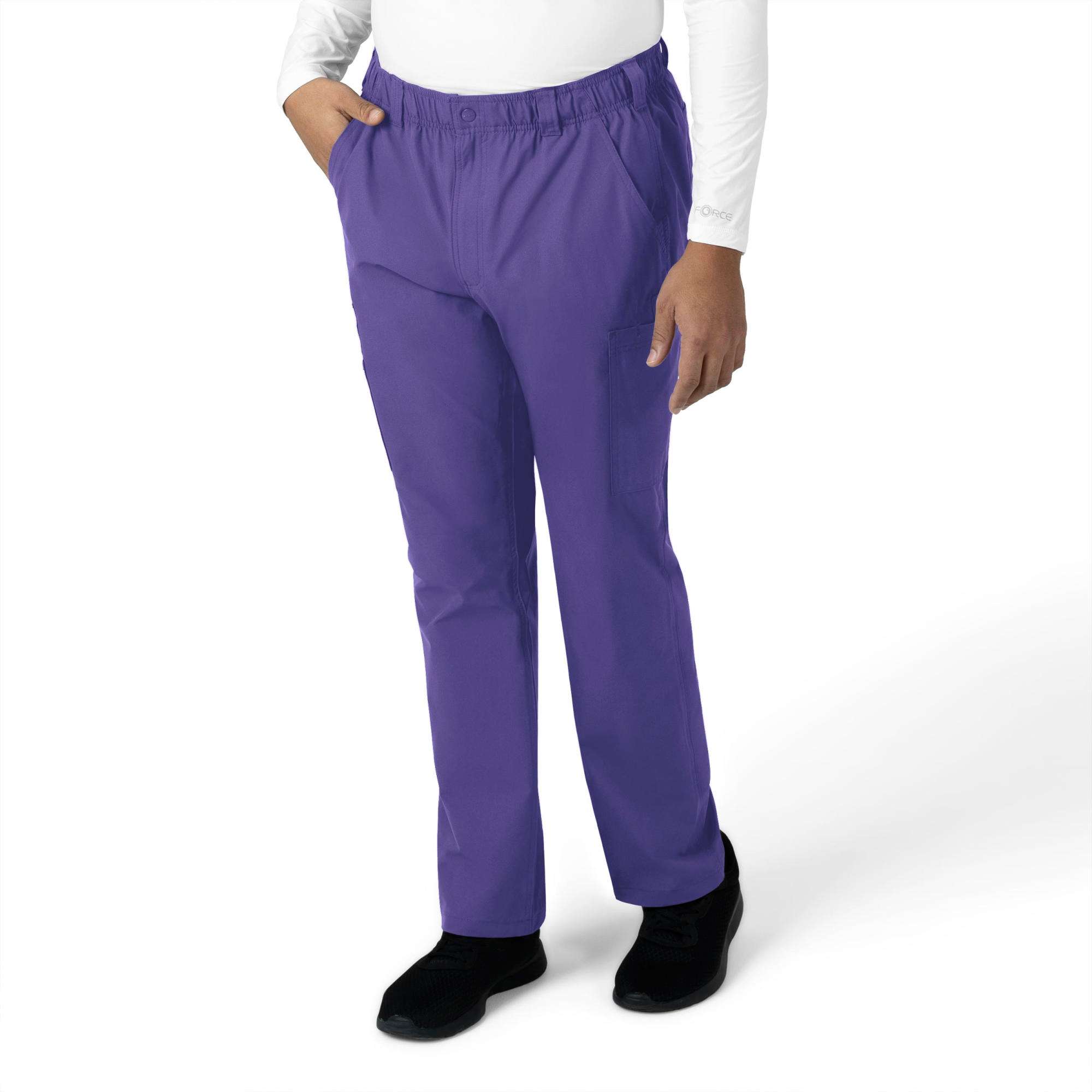 Force essentials straight leg cargo scrub pant