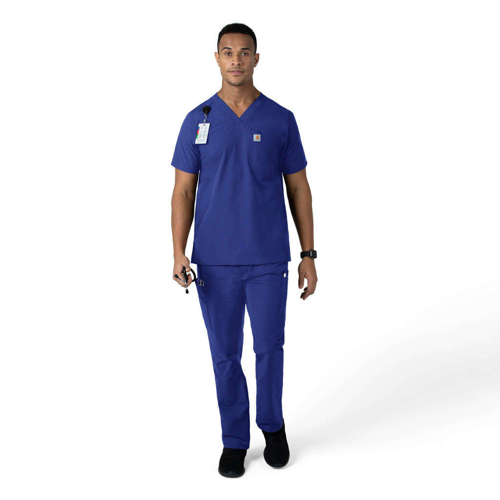 Force essentials straight leg cargo scrub pant