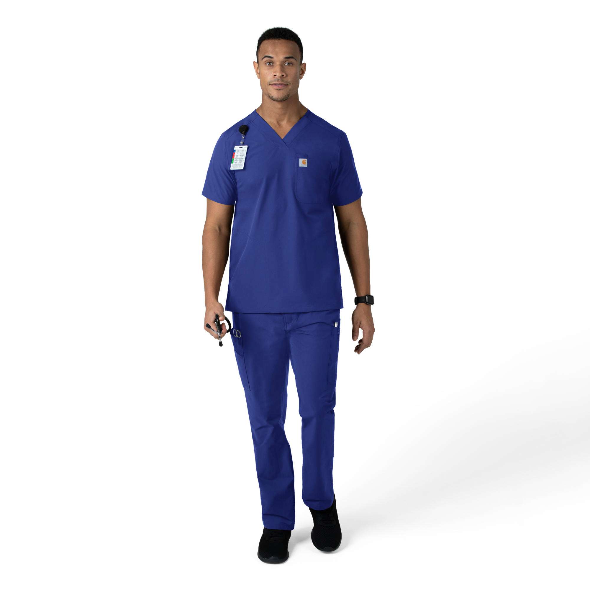 Force essentials straight leg cargo scrub pant