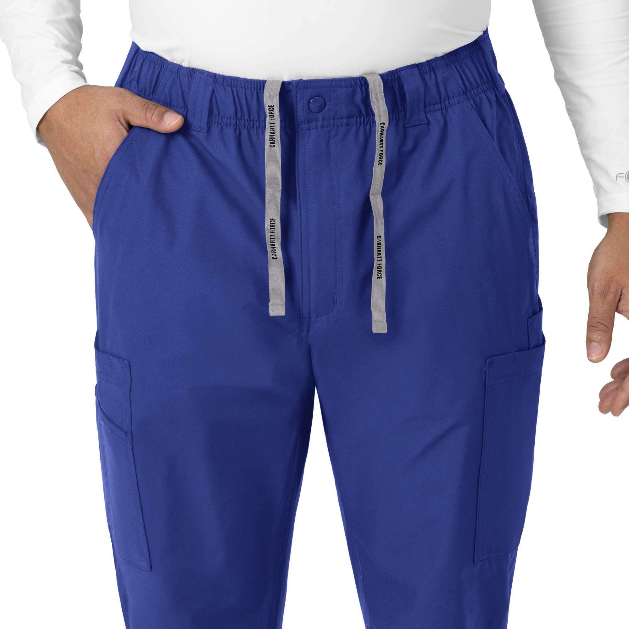 Force essentials straight leg cargo scrub pant