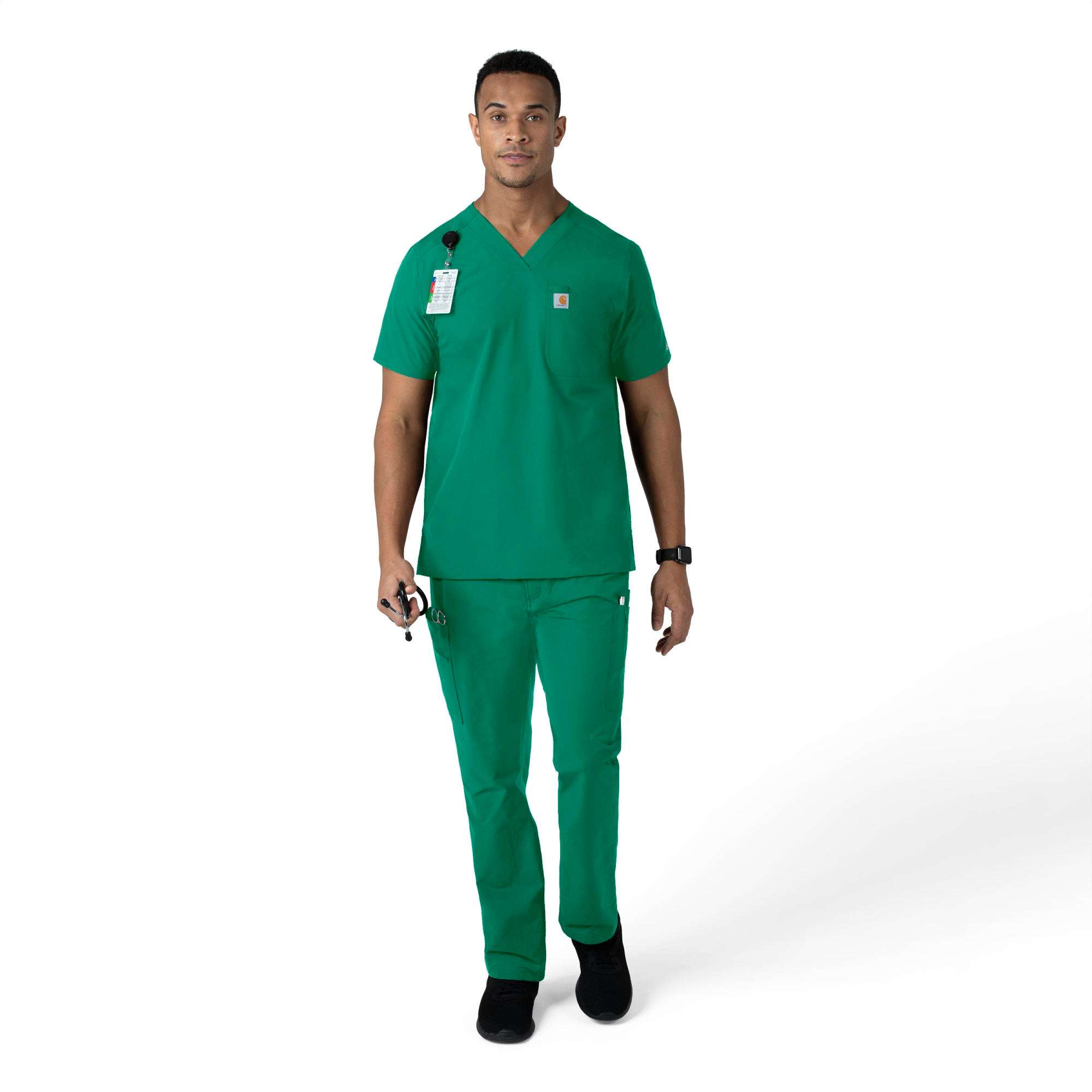 Force essentials straight leg cargo scrub pant