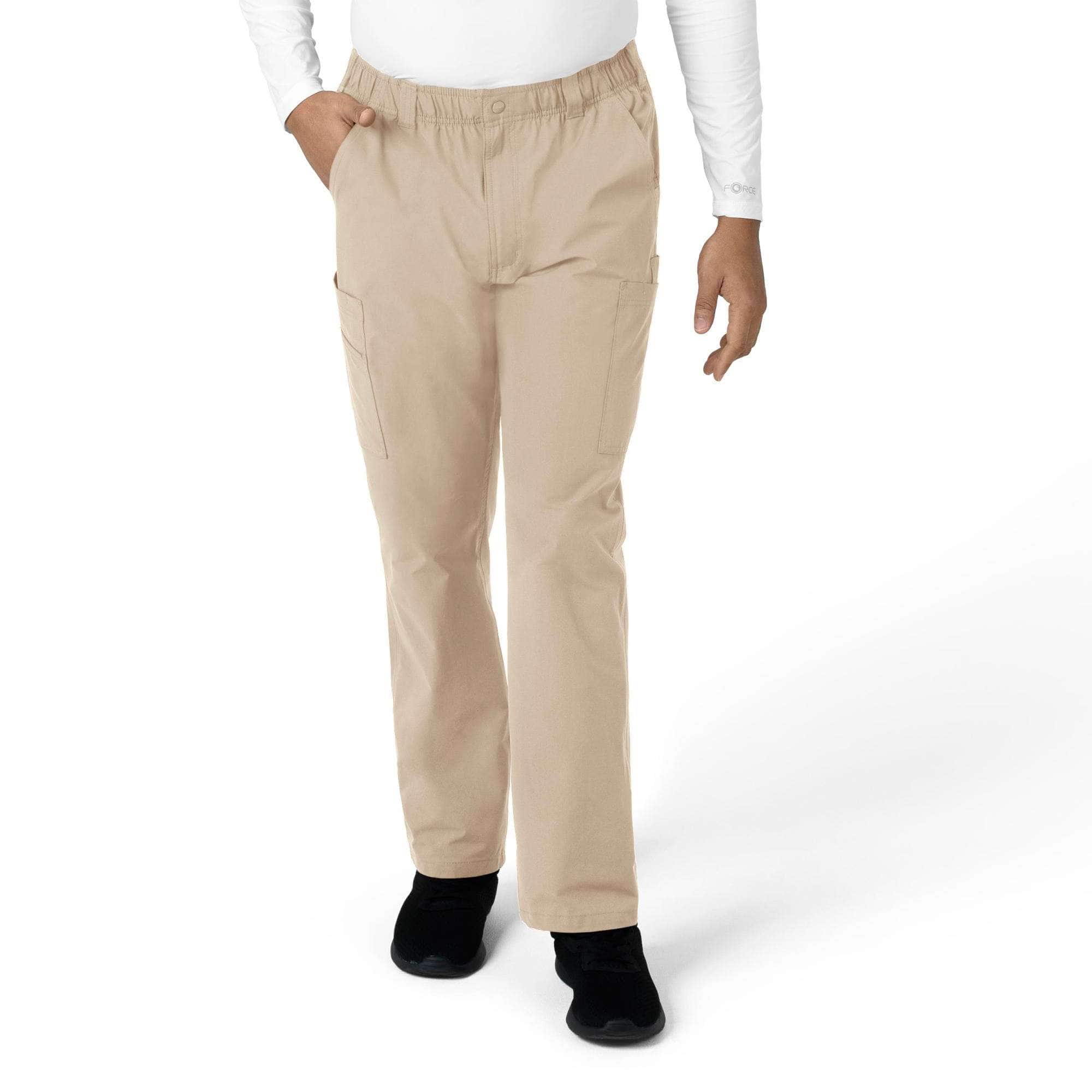 Force essentials straight leg cargo scrub pant