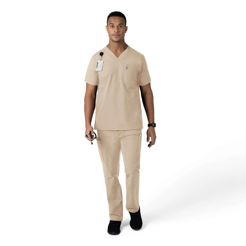 Force essentials straight leg cargo scrub pant