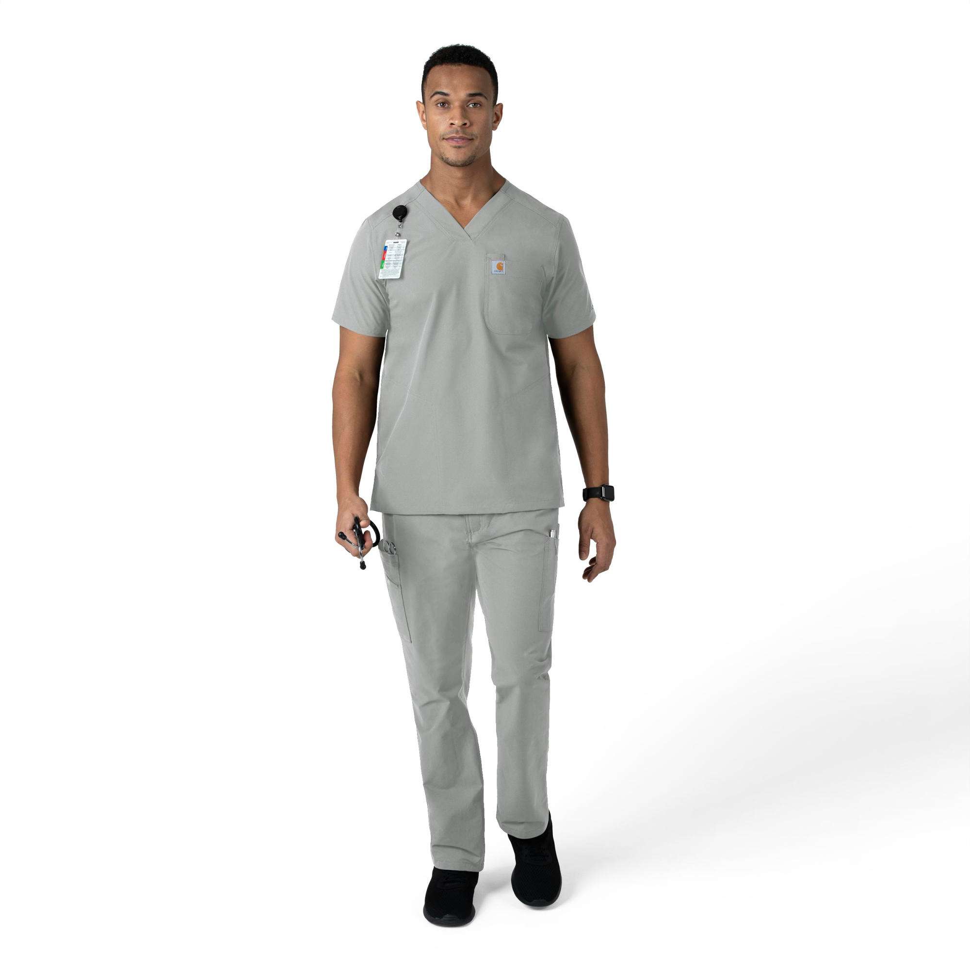 Force essentials straight leg cargo scrub pant