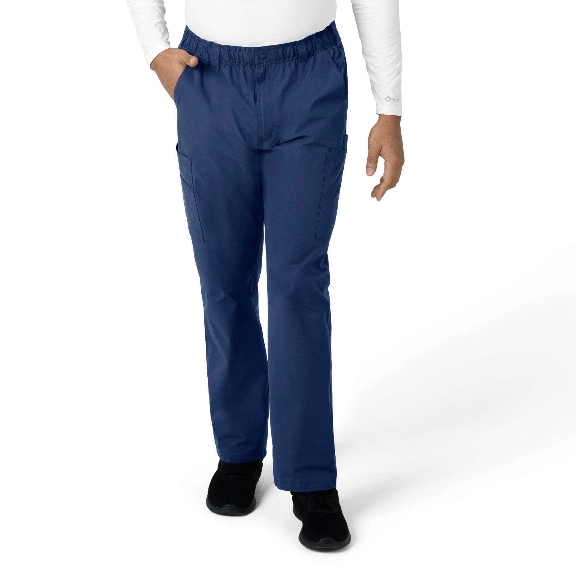 Force essentials straight leg cargo scrub pant