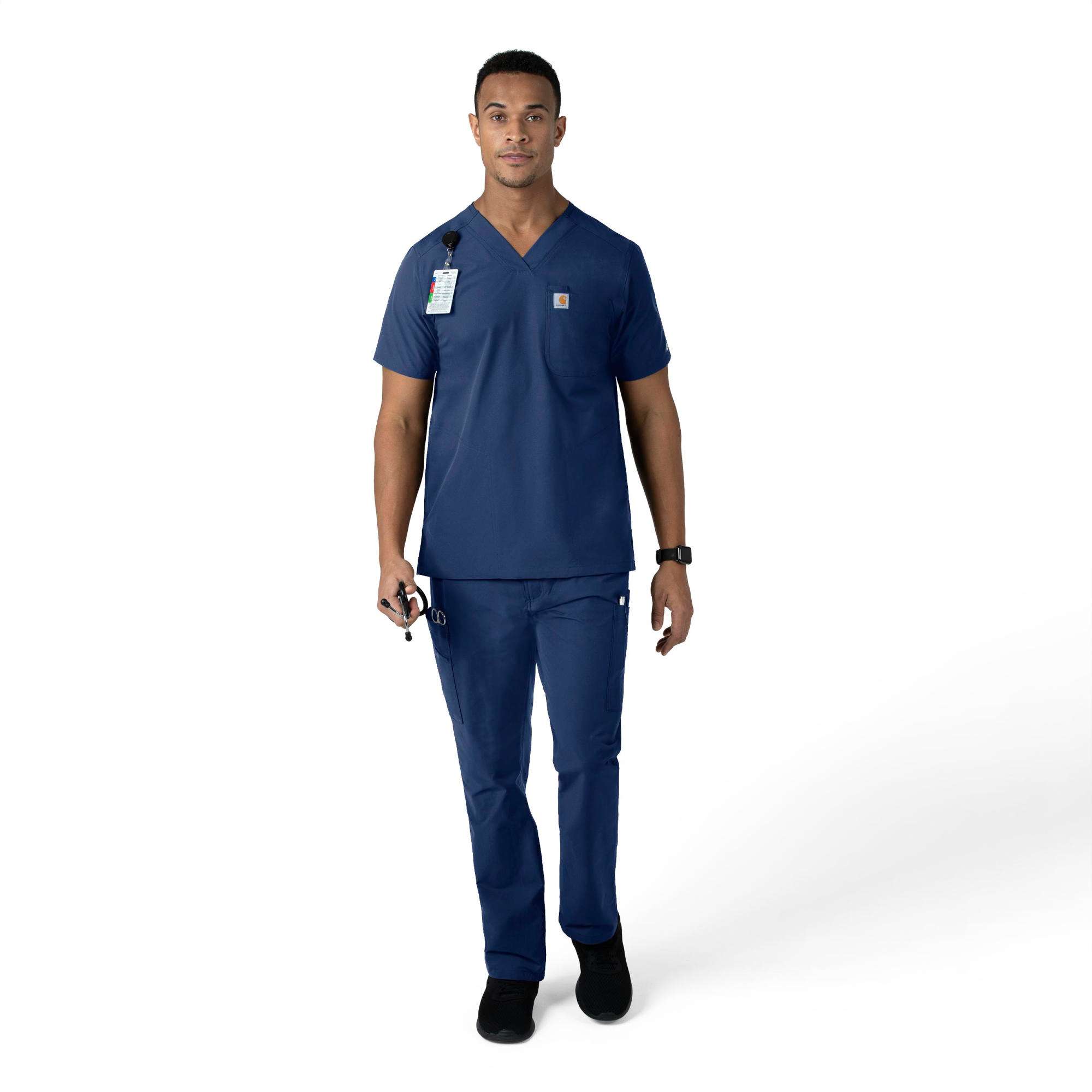 Force essentials straight leg cargo scrub pant